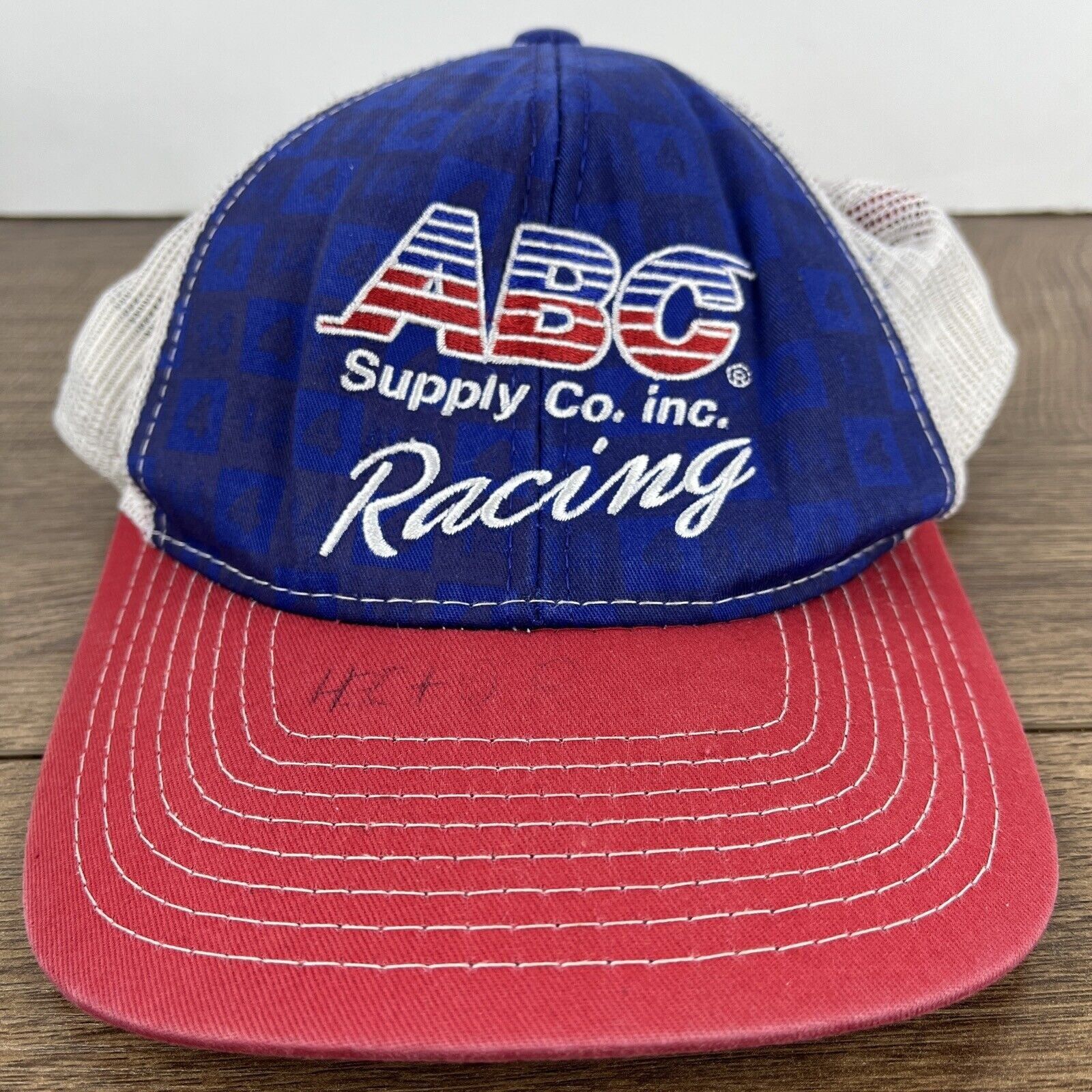Other ABC Supply Company Racing Hat Blue Hat Adjustable Adult Size Size ONE SIZE - 1 Thumbnail