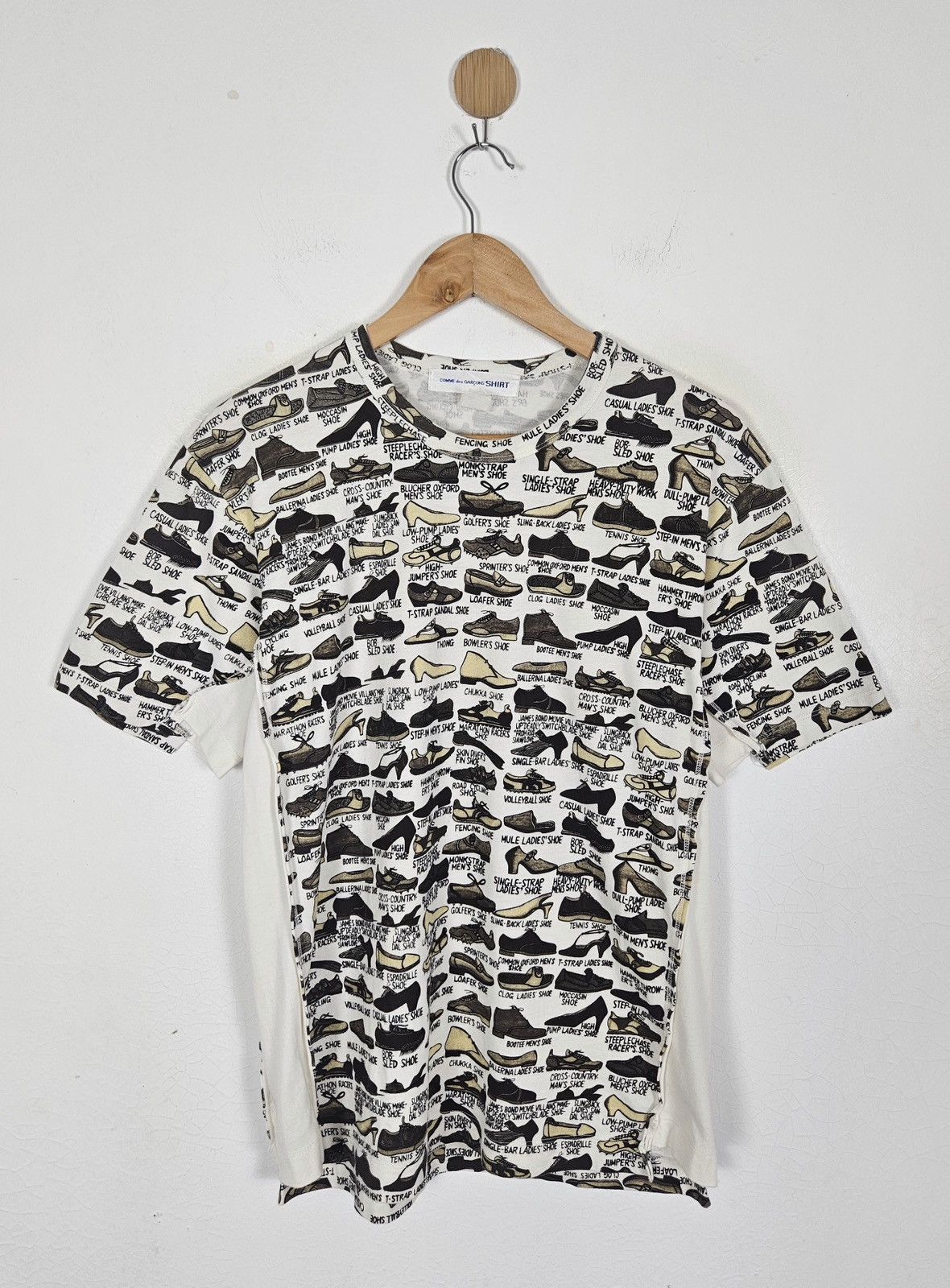 Comme des Garcons Comme des Garcons CDG Shoes all over pattern shirt Size US M / EU 48-50 / 2 - 1 Thumbnail