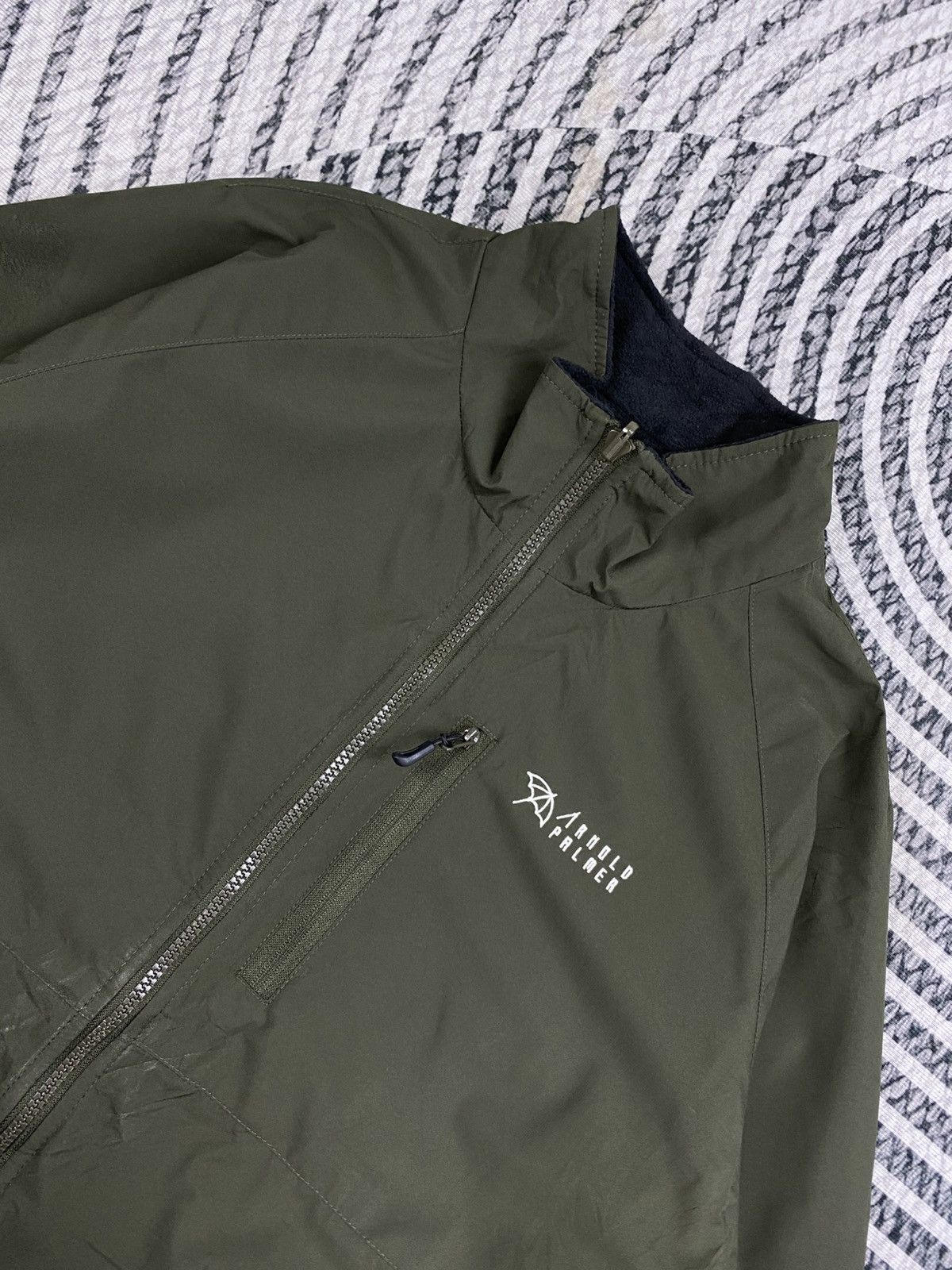 Japanese Brand Vtg Arnold Palmer Embroidery Logo Reversible ZIp-Up Jacket Size US L / EU 52-54 / 3 - 13 Thumbnail