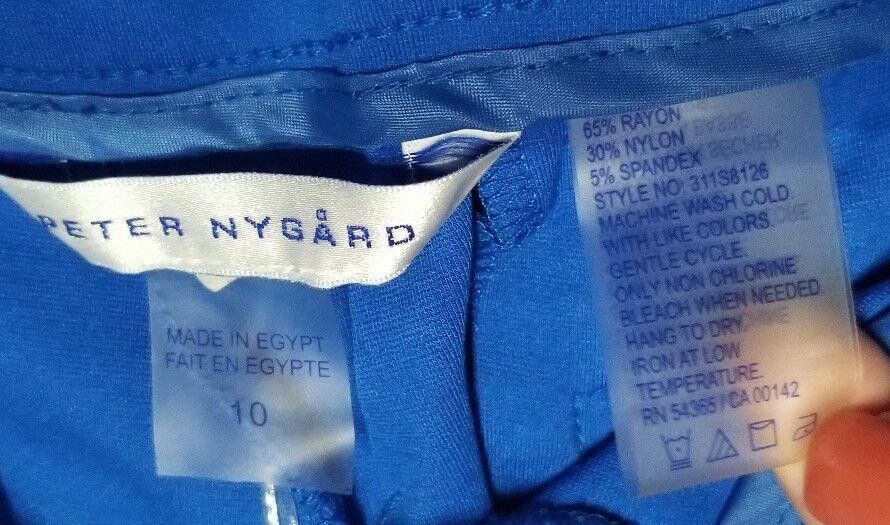 Designer Peter nygard outfit size Medium Shirt 10 pants Blue Size ONE SIZE - 5 Thumbnail