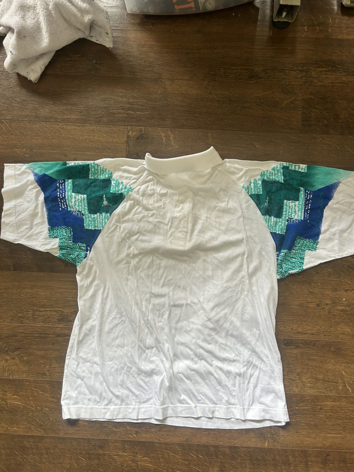 Sergio Tacchini Vintage 90s Sergio Tacchino short sleeve graphic polo shirt Size US M / EU 48-50 / 2 - 5 Thumbnail