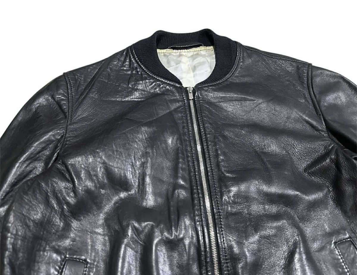 14th Addiction × Japanese Brand × KMRii 🔥Rare Y2K Archived Abahouse Sheepskin Leather Bomber Jacket Size US M / EU 48-50 / 2 - 4 Thumbnail