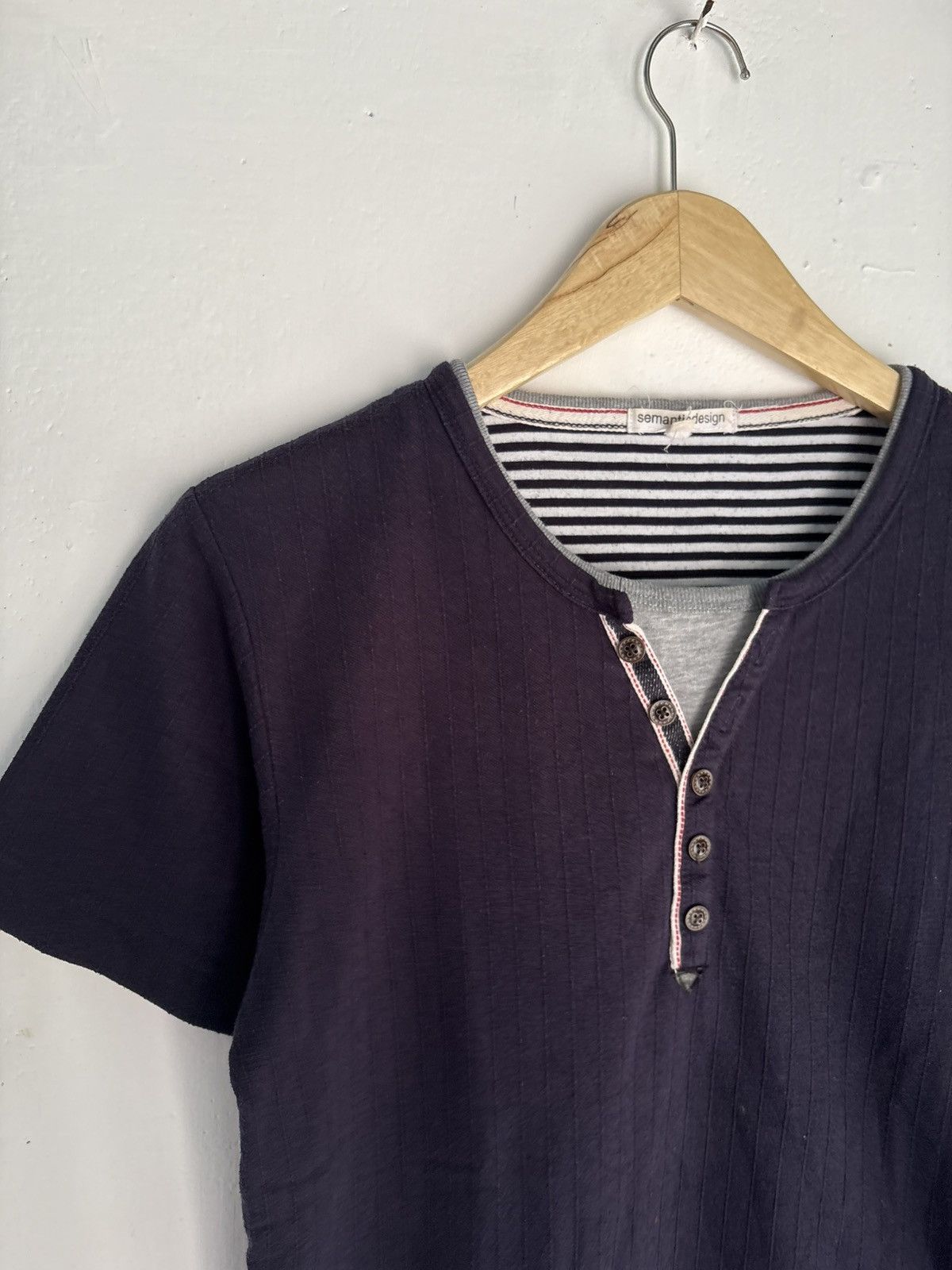 semanticdesign semanticdesign triple layer button up short shirt Size US M / EU 48-50 / 2 - 3 Thumbnail
