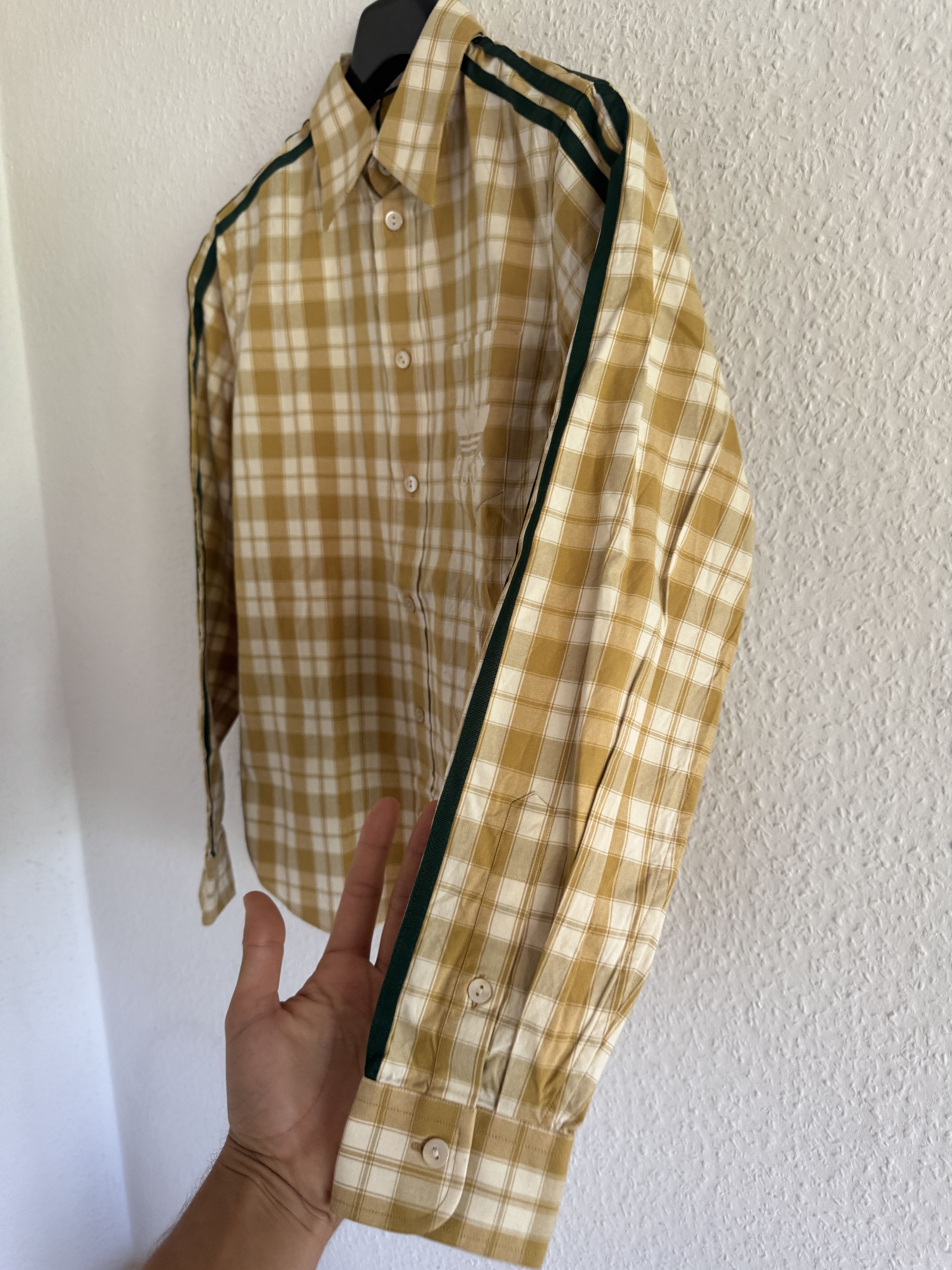 Gucci Checked Shirt with Stripes Size US S / EU 44-46 / 1 - 7 Thumbnail
