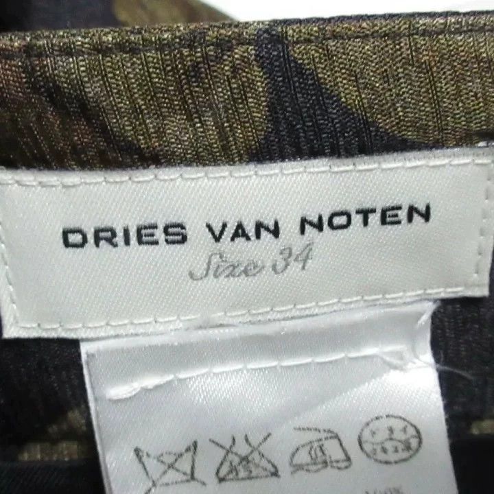 Dries Van Noten DRIES VAN NOTEN Floral silk skirt Size 42" / US 20 - 4 Thumbnail
