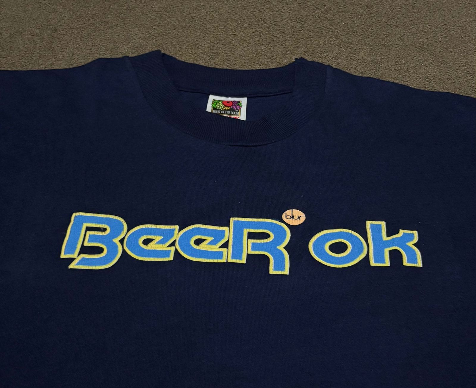 Vintage Vtg 1995 Blur Shirt Britpop suede oasis radiohead Size US L / EU 52-54 / 3 - 2 Thumbnail