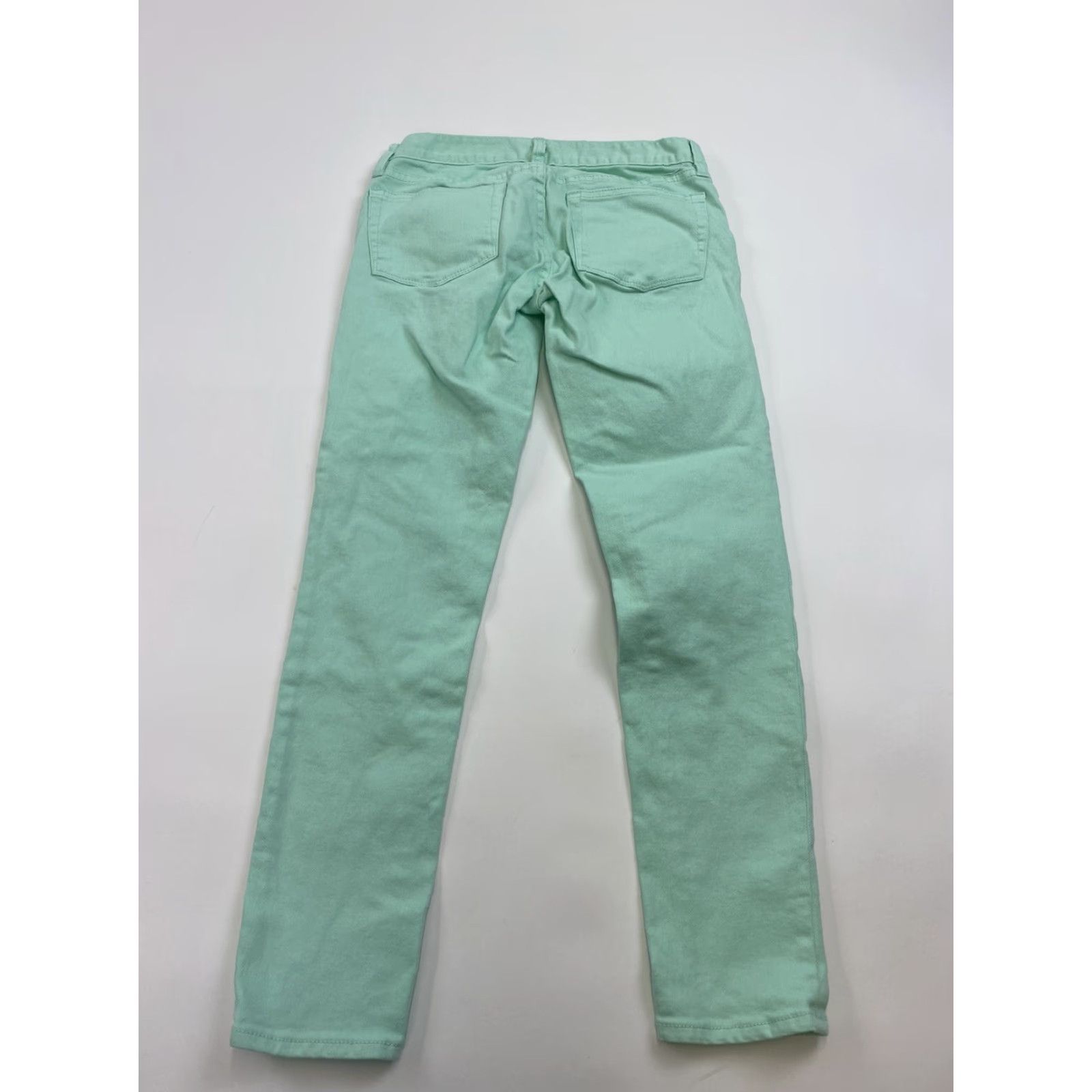 J.Crew J.Crew Jeans Womens 24 Toothpick Pastel Green City Classic Skinny Pockets Zip Button Vintage No Size 26" / US 2 / IT 38 - 2 Thumbnail