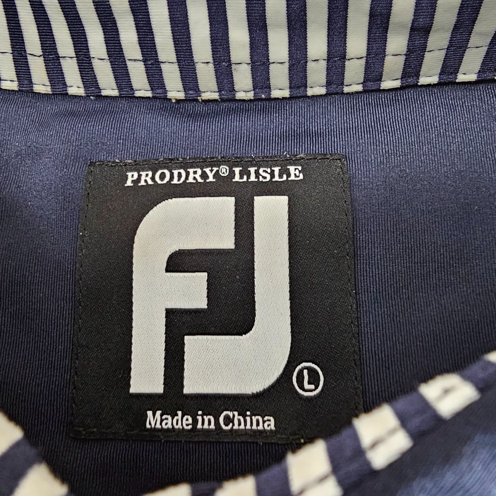 Footjoy FootJoy Polo Shirt Mens Large Navy ProDry Lisle Performance Stretch Comfort Golf Shirt Size US L / EU 52-54 / 3 - 4 Thumbnail