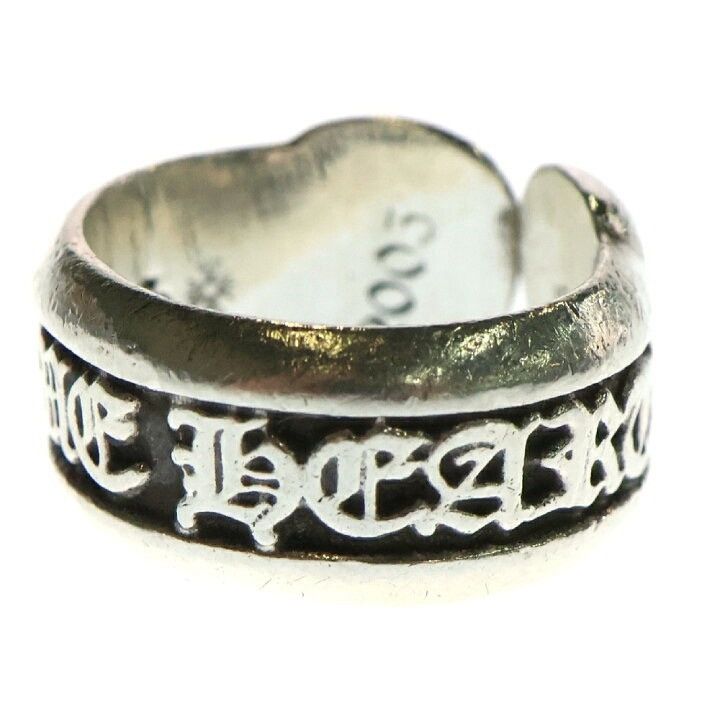 Chrome Hearts Size 8 OFFER OK! CHROME HEARTS LARGE SCROLL LABEL RING Size ONE SIZE - 1 Thumbnail
