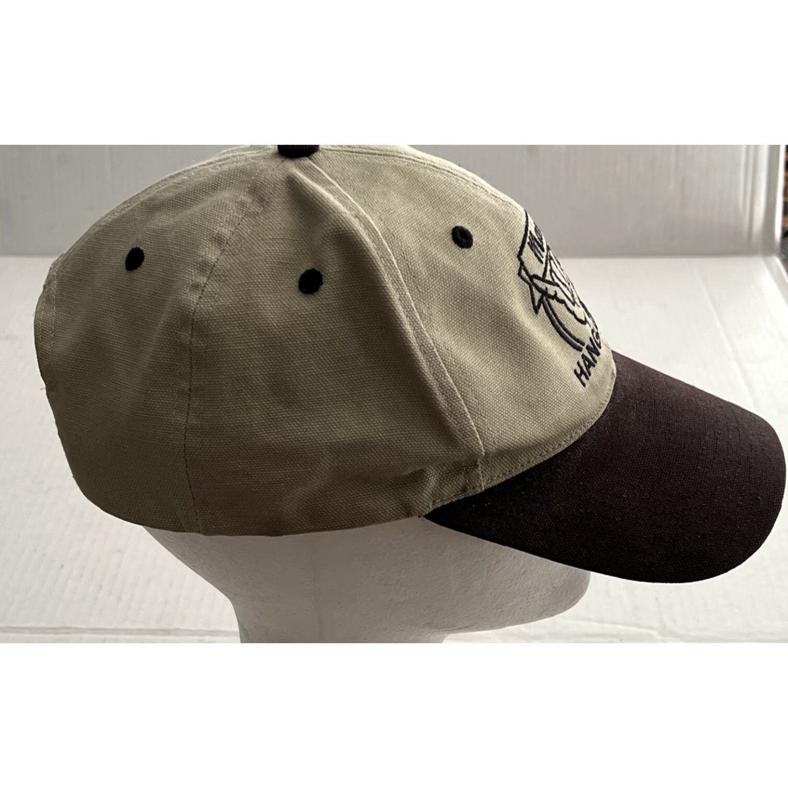 Vintage VINTAGE Hawaiian Headwear Hangloose Hat SnapBack Maui Brown Men One Size Cotton Blend Canvas Embroidered Hawaiian Mens Size ONE SIZE - 3 Thumbnail