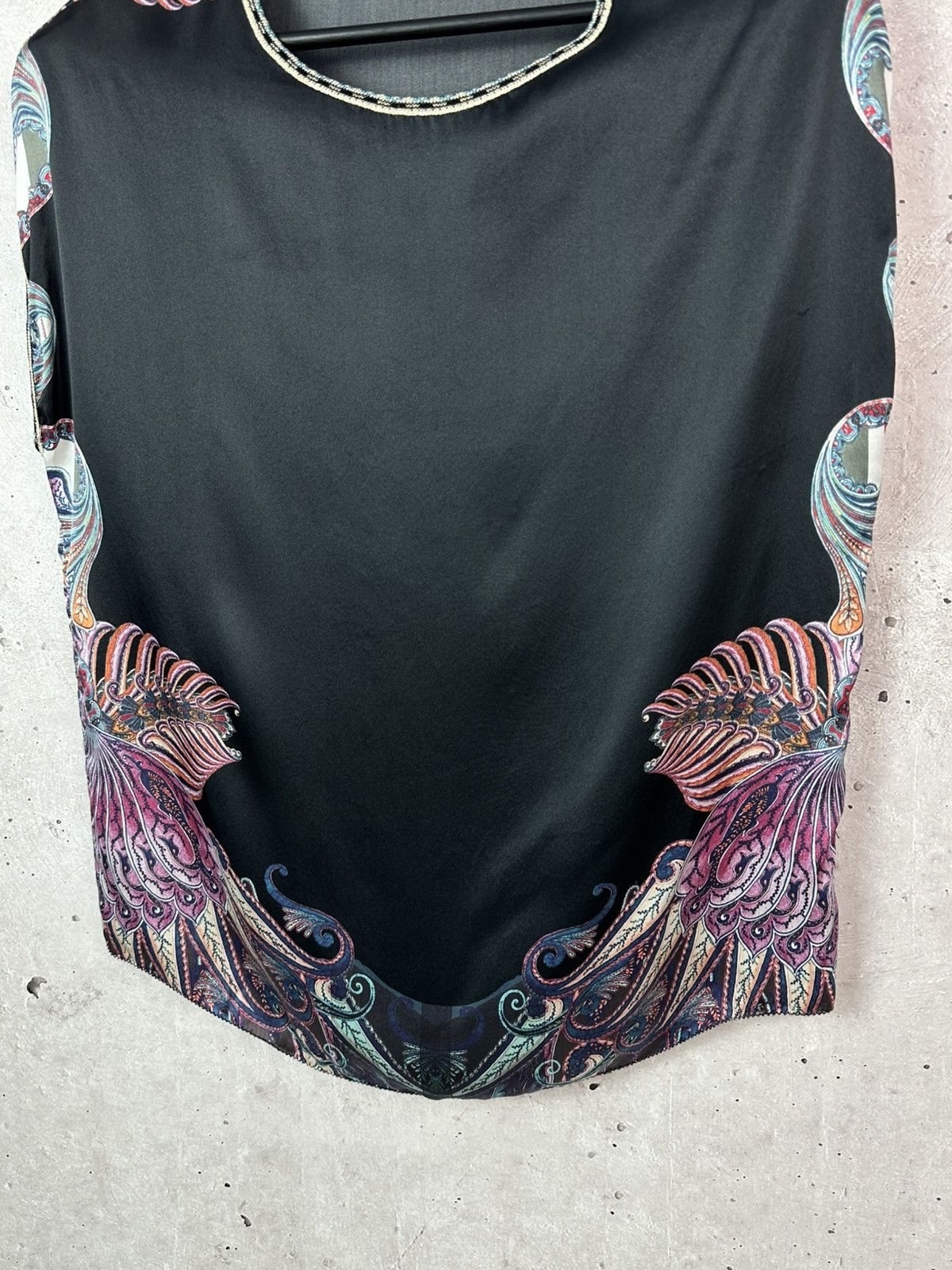 Custo Barcelona Custo Barcelona Silk Black Printed Sleeveless Women’s Blouse Size XS / US 0-2 / IT 36-38 - 4 Thumbnail