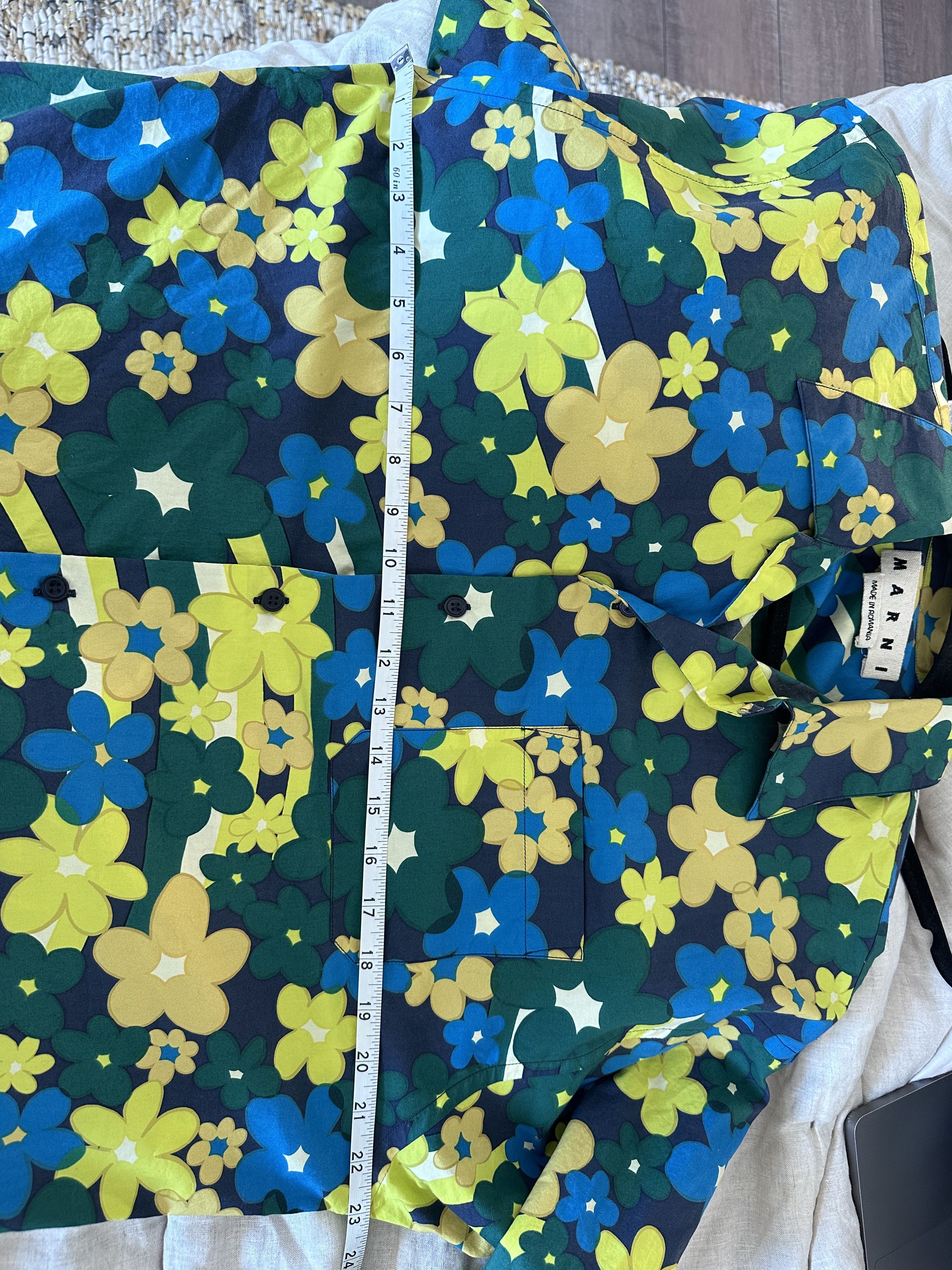 Marni Marni Floral Camp Collar Shirt Size US M / EU 48-50 / 2 - 6 Thumbnail