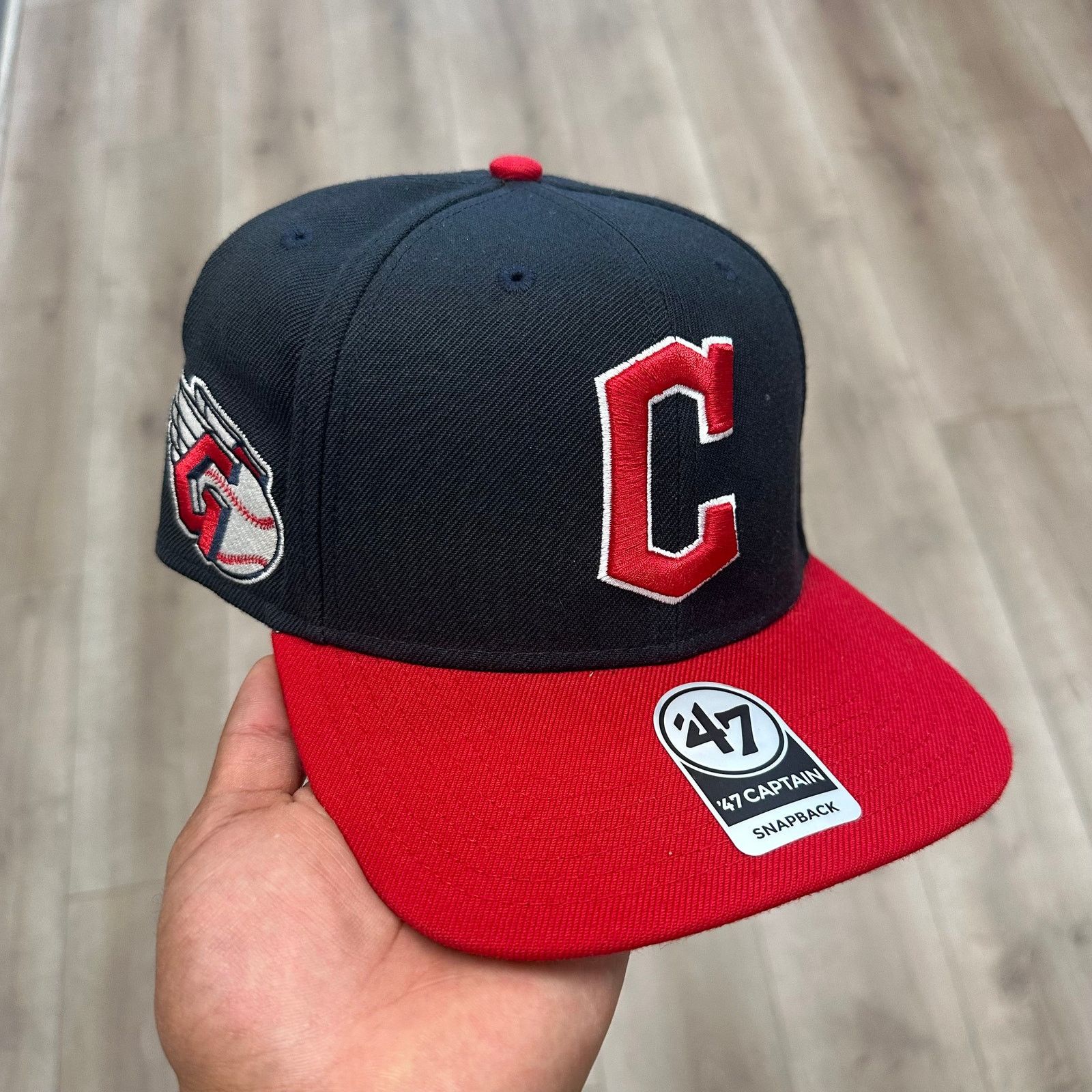 47 Brand '47 Brand Cleveland Guardians Captain Sure Shot snapback hat Size ONE SIZE - 1 Thumbnail