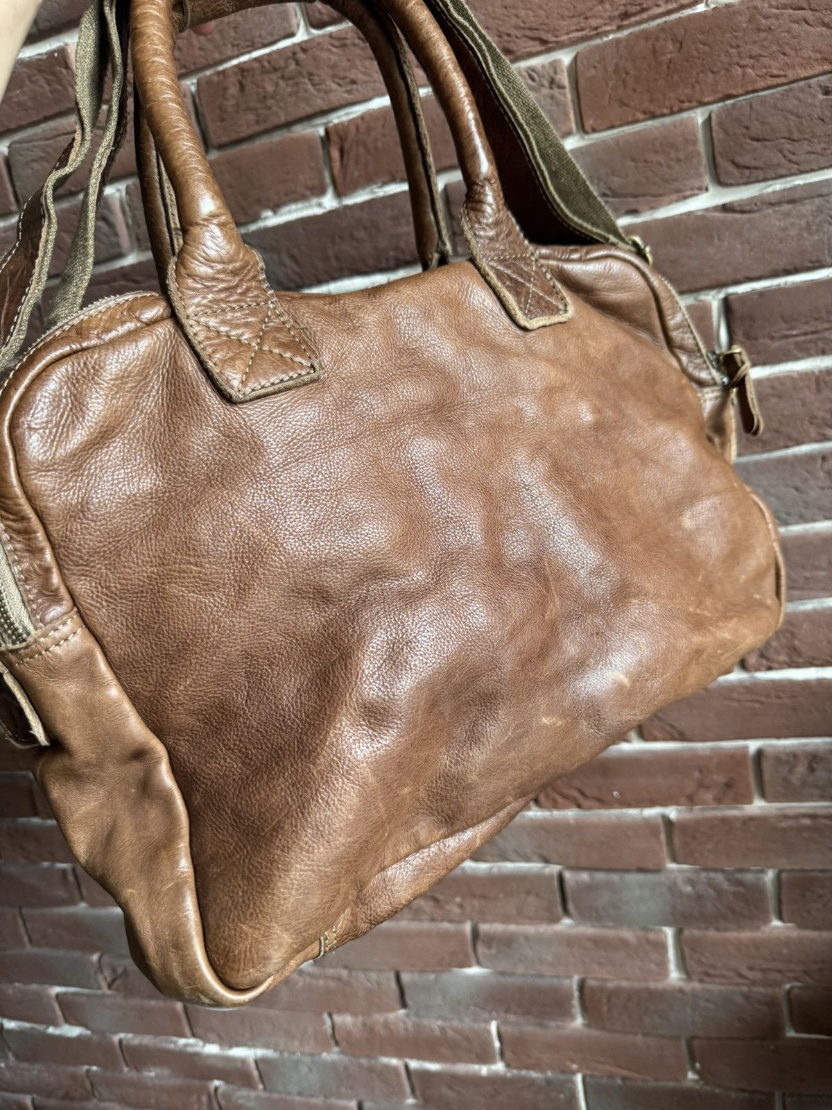 Genuine Leather Vintage Cowboysbag Leather Crossbody/Shoulder Big Bag Size ONE SIZE - 5 Thumbnail