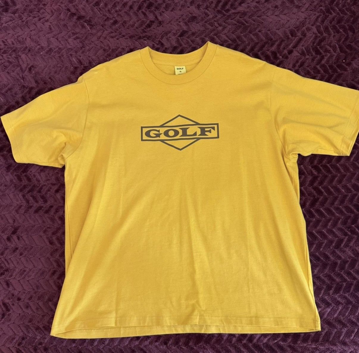 Golf Wang Golf Wang Yellow Logo Tee Size US XL / EU 56 / 4 - 1 Thumbnail