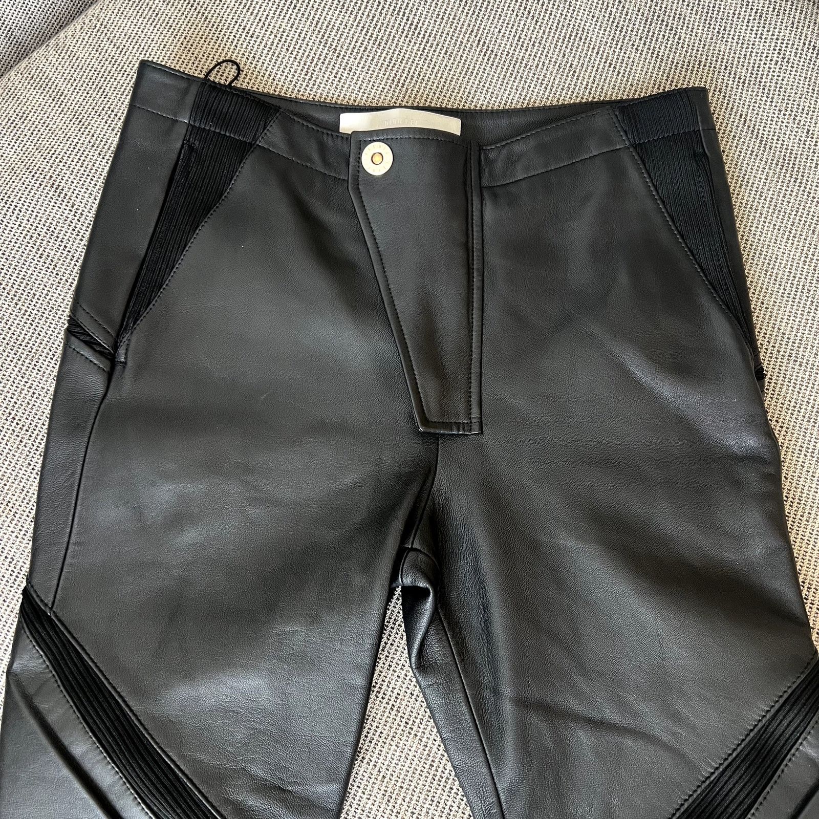 Dion Lee Dion Lee leather panelled flared pants black size XS 2 Size 24" / US 00 / IT 34 - 3 Thumbnail