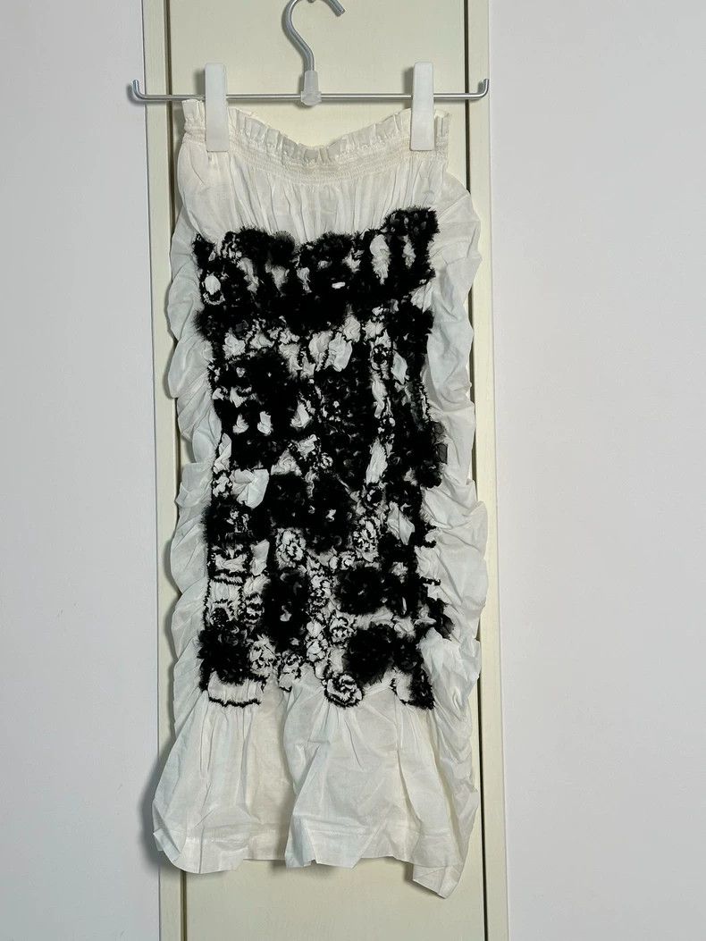 Comme des Garcons Comme des Garcons size S White folded overskirt Size 24" / US 00 / IT 34 - 1 Thumbnail