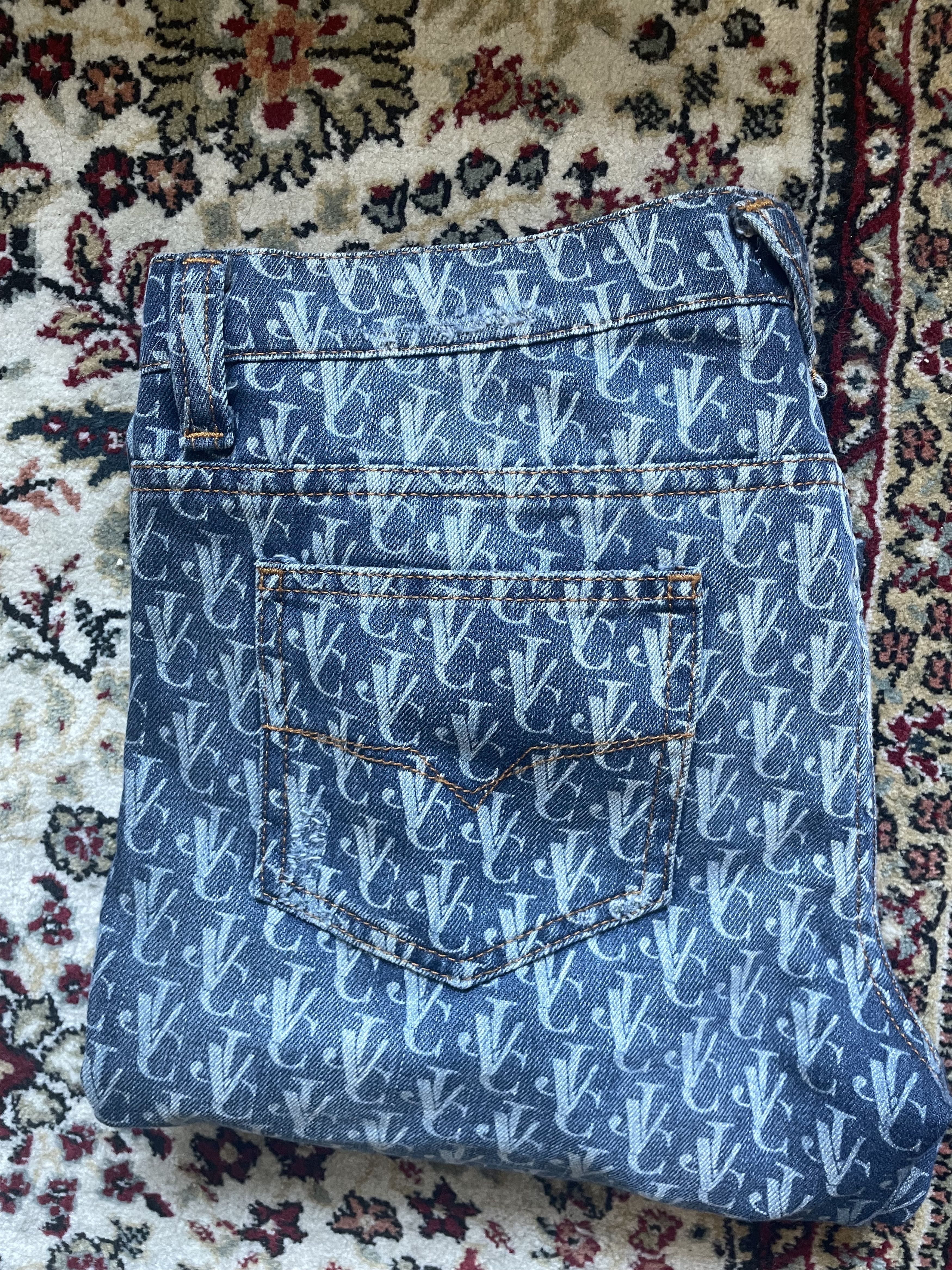 Versace Jeans Couture Versace Jeans Couture Printed Skinny Jeans Size 27" / US 4 / IT 40 - 5 Thumbnail