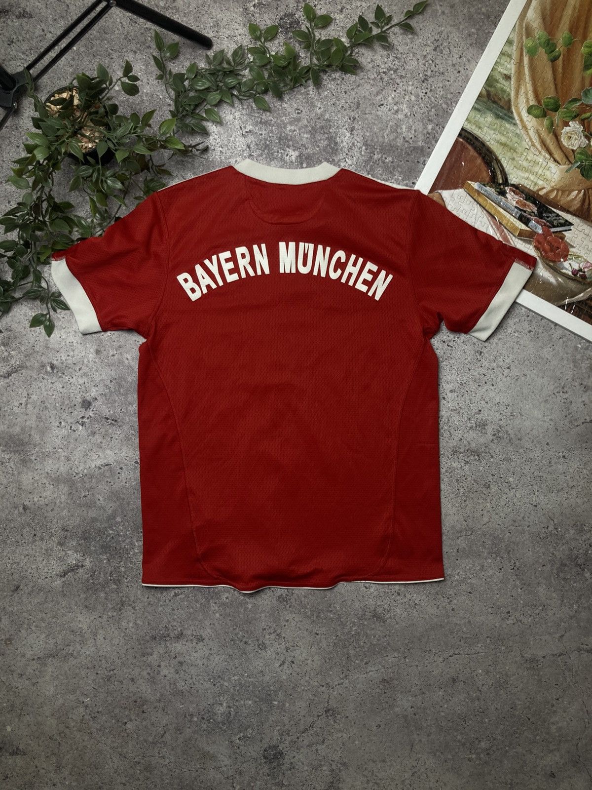 Adidas FC Bayern München Adidas Football T-Shirt 2009 Soccer Jersey Size US S / EU 44-46 / 1 - 7 Thumbnail