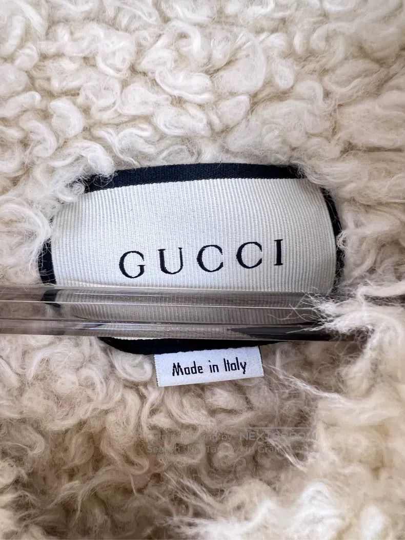 Gucci Gucci Lamb's wool chest piglet back tiger head embroidered Size US S / EU 44-46 / 1 - 3 Thumbnail
