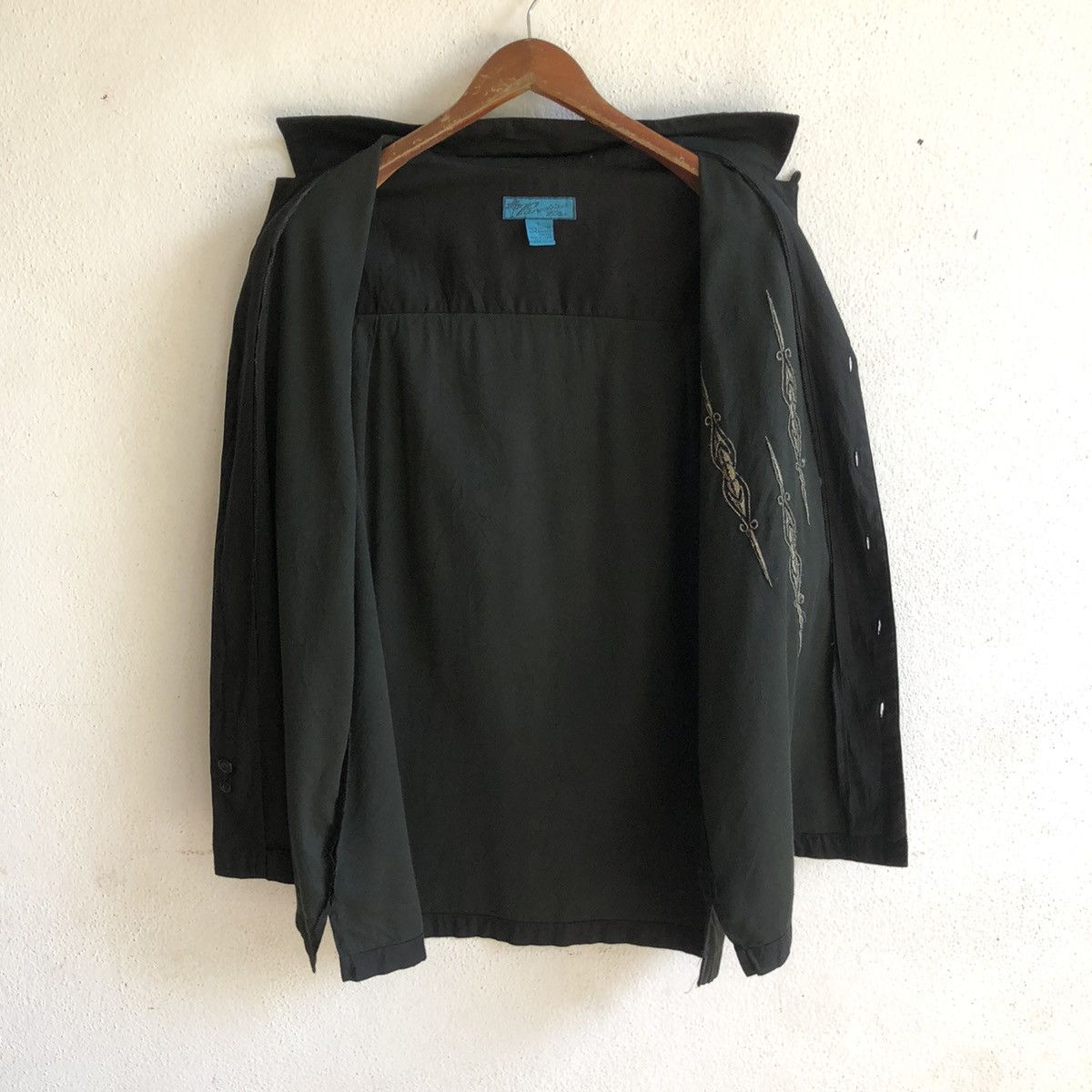 Japanese Brand PARADISE BLUE camp colar shirt Size US L / EU 52-54 / 3 - 4 Thumbnail