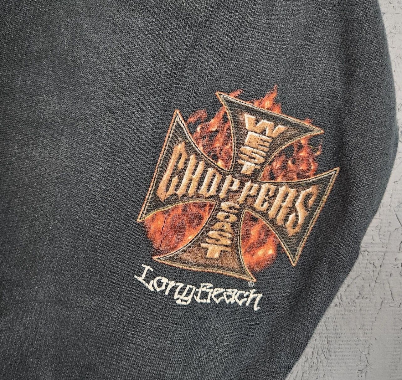 West Coast Choppers Vintage black west coast choppers fade hoodie xl Y2K style Size US XL / EU 56 / 4 - 2 Thumbnail