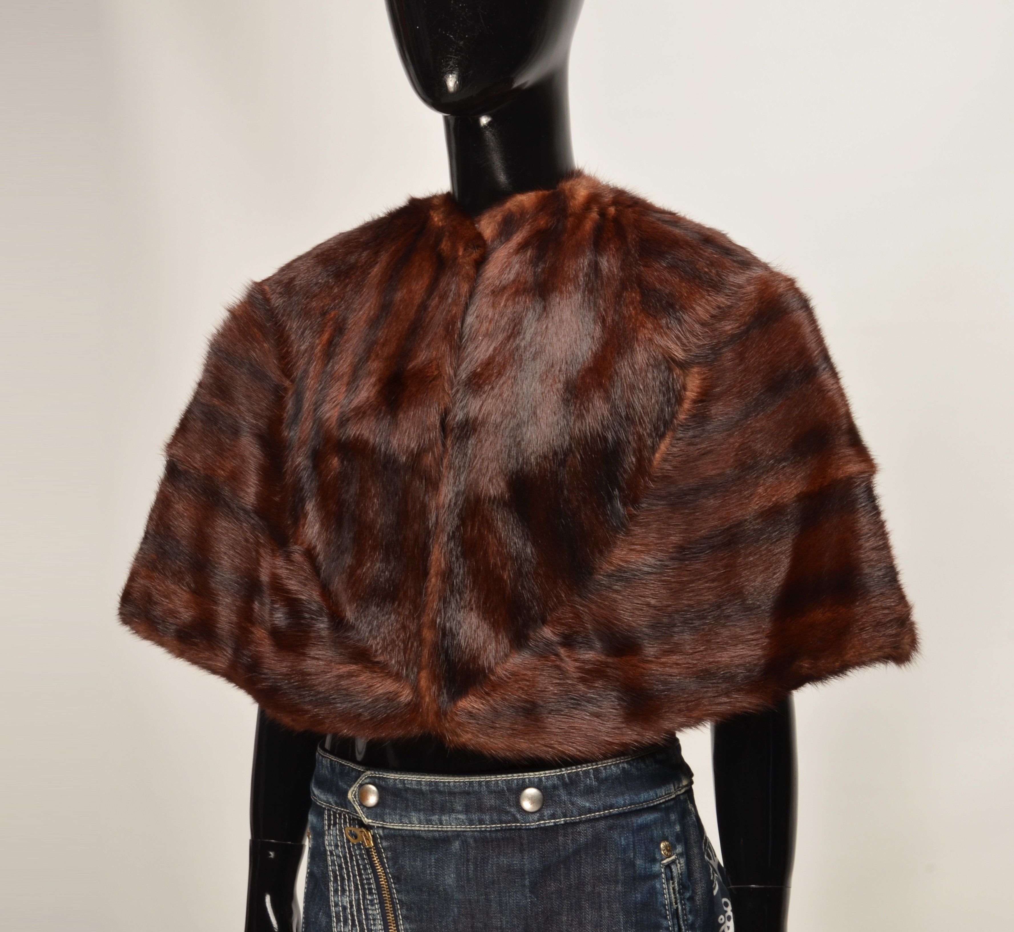 Vintage Vintage M. Michaels Furriers Real Mink Capelet Bolero Size ONE SIZE - 2 Thumbnail