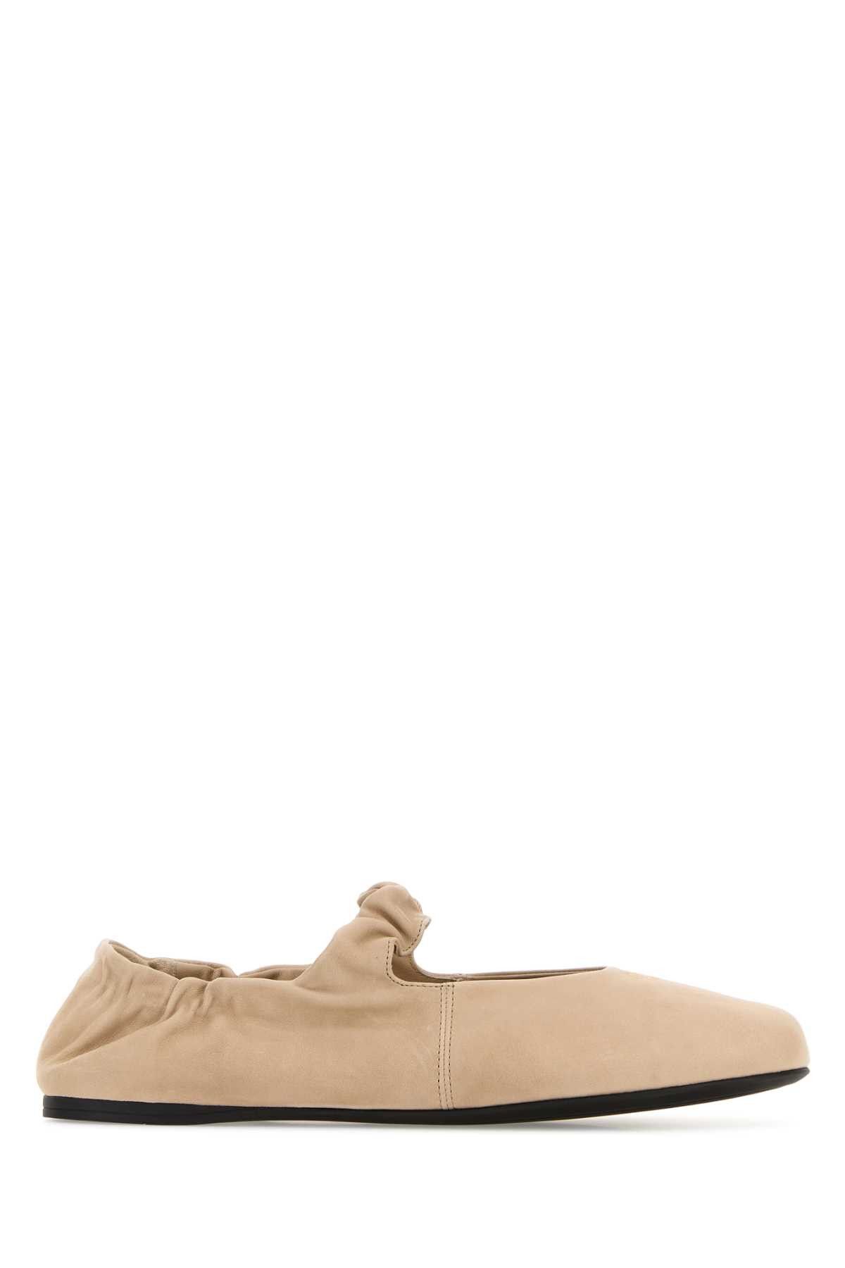 Miu Miu Sand Nappa Leather Ballerinas Size US 11 / IT 41 - 1 Thumbnail