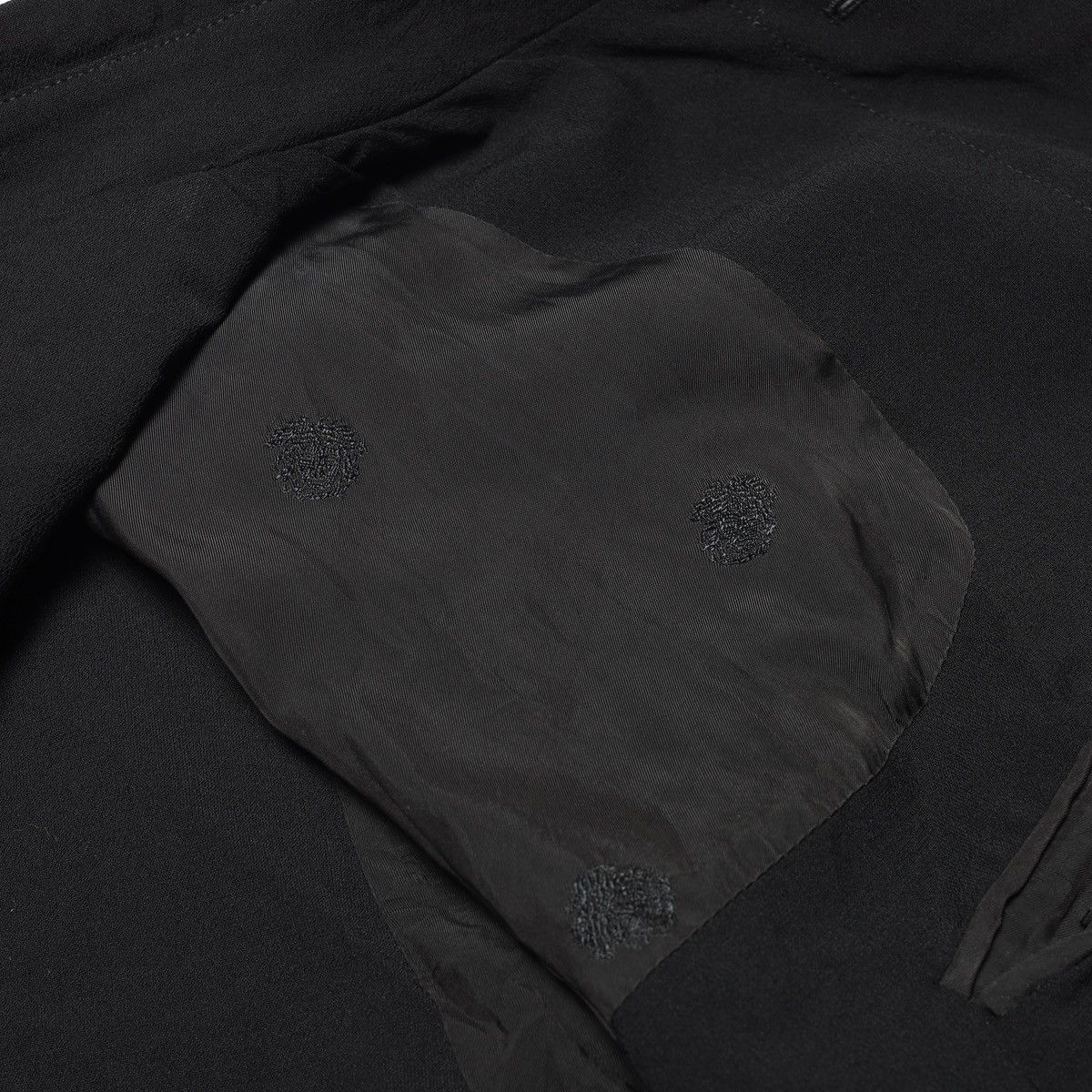 Versace 80s Gianni Versace Couture Vintage Black Light Coat Trench Size US XL / EU 56 / 4 - 16 Thumbnail
