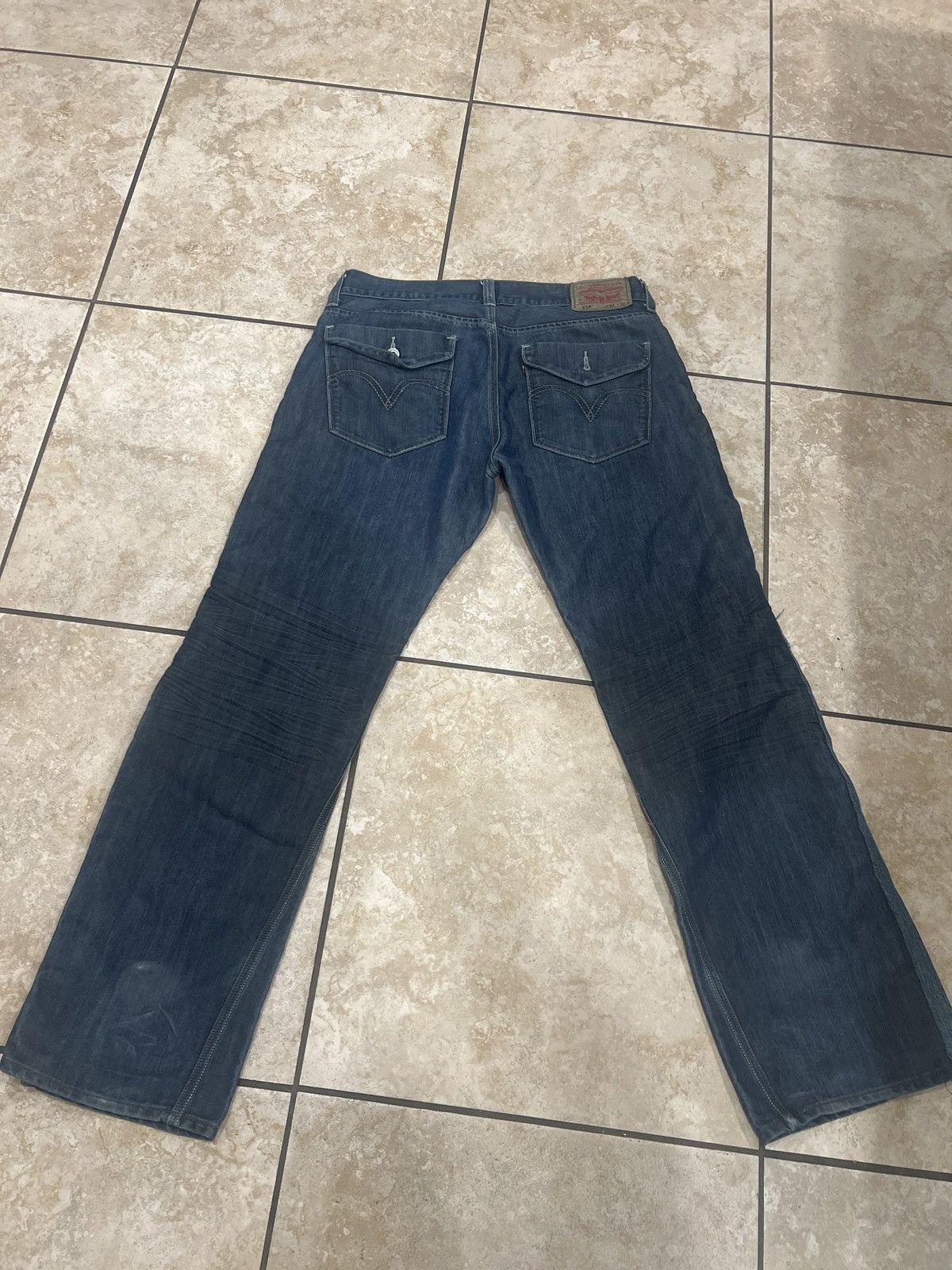 Levi's Vintage Clothing Waxed Levi jeans🩶 Size US 34 / EU 50 - 1 Thumbnail