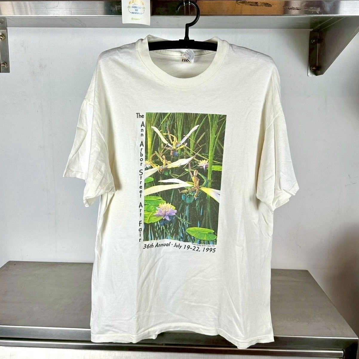 Hanes × Vintage Vintage 1995 Woody's Wild Ride Ann Arbor Street Art Fair Tee Size US XL / EU 56 / 4 - 1 Thumbnail