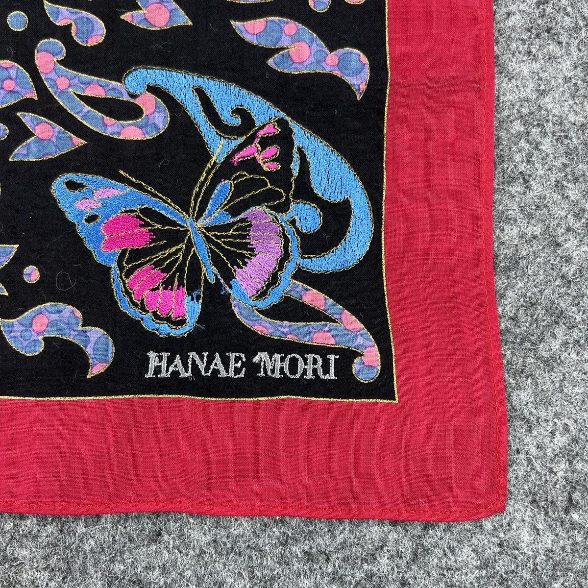 Hanae Mori × Vintage Hanae Mori Handkerchief / Bandana / Neckerchief B708 Size ONE SIZE - 2 Thumbnail