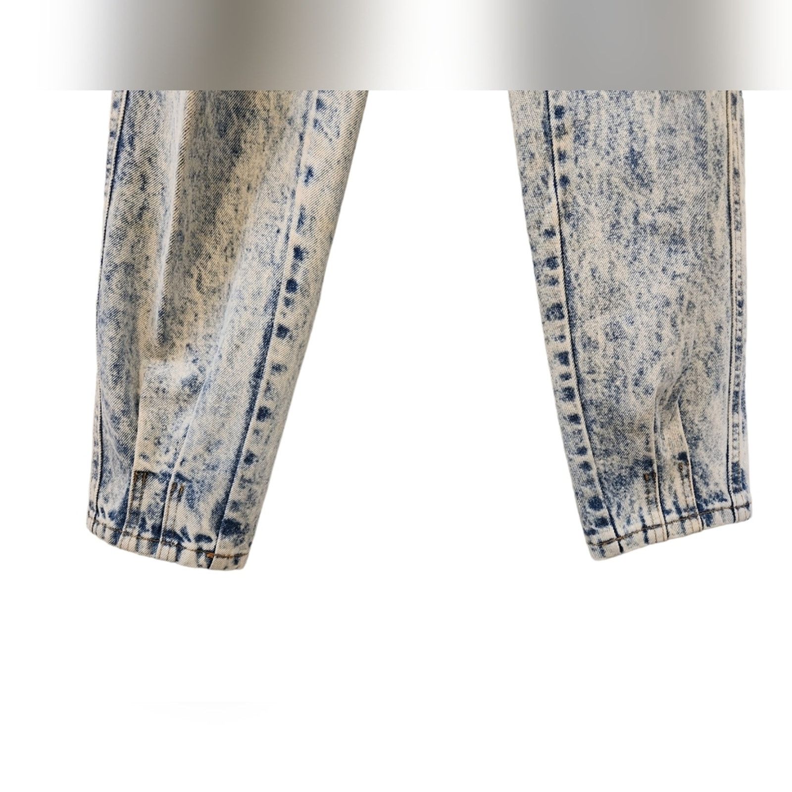 Vintage Vintage 80's 90's Chic Acid Wash High Waist Jeans 9 Long Size 27" / US 4 / IT 40 - 5 Thumbnail