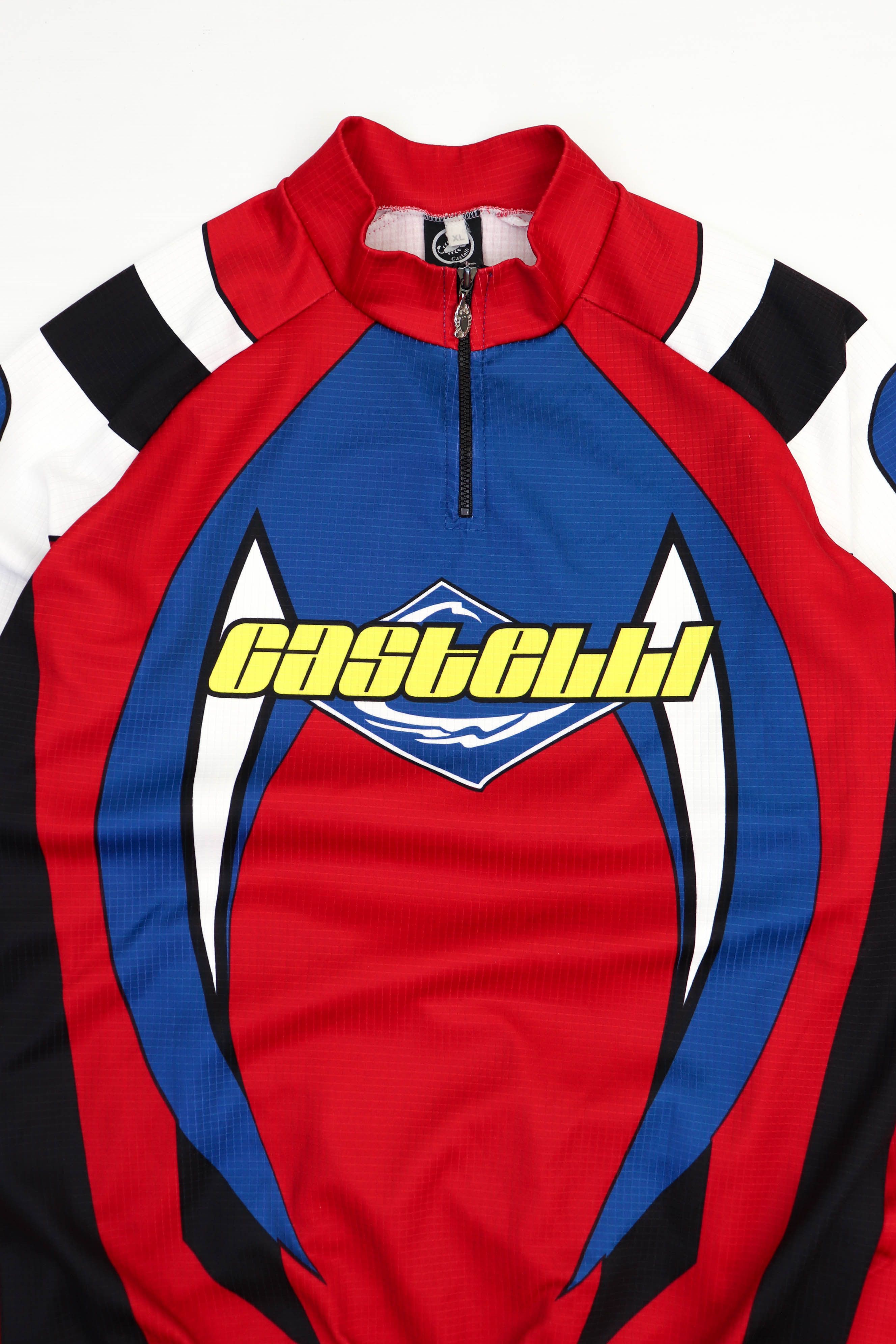 Other Castelli Multicolor Cycling Long Sleeve 1/4 Zip Jersey Size US XL / EU 56 / 4 - 3 Thumbnail