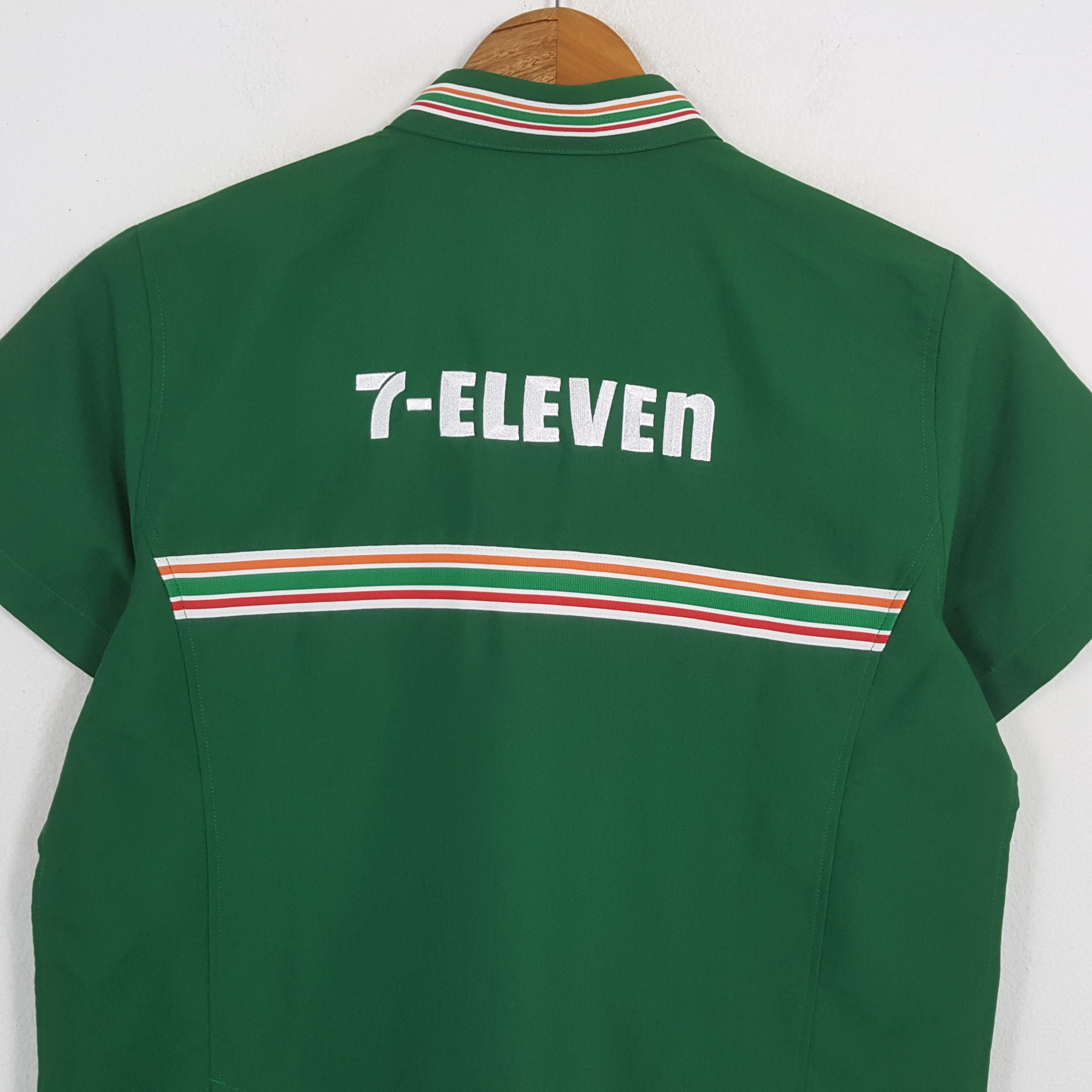 Japanese Brand × Vintage Vintage 7-ELEVEn Japanese Workers Uniform Shirt Jacket Size US L / EU 52-54 / 3 - 2 Thumbnail
