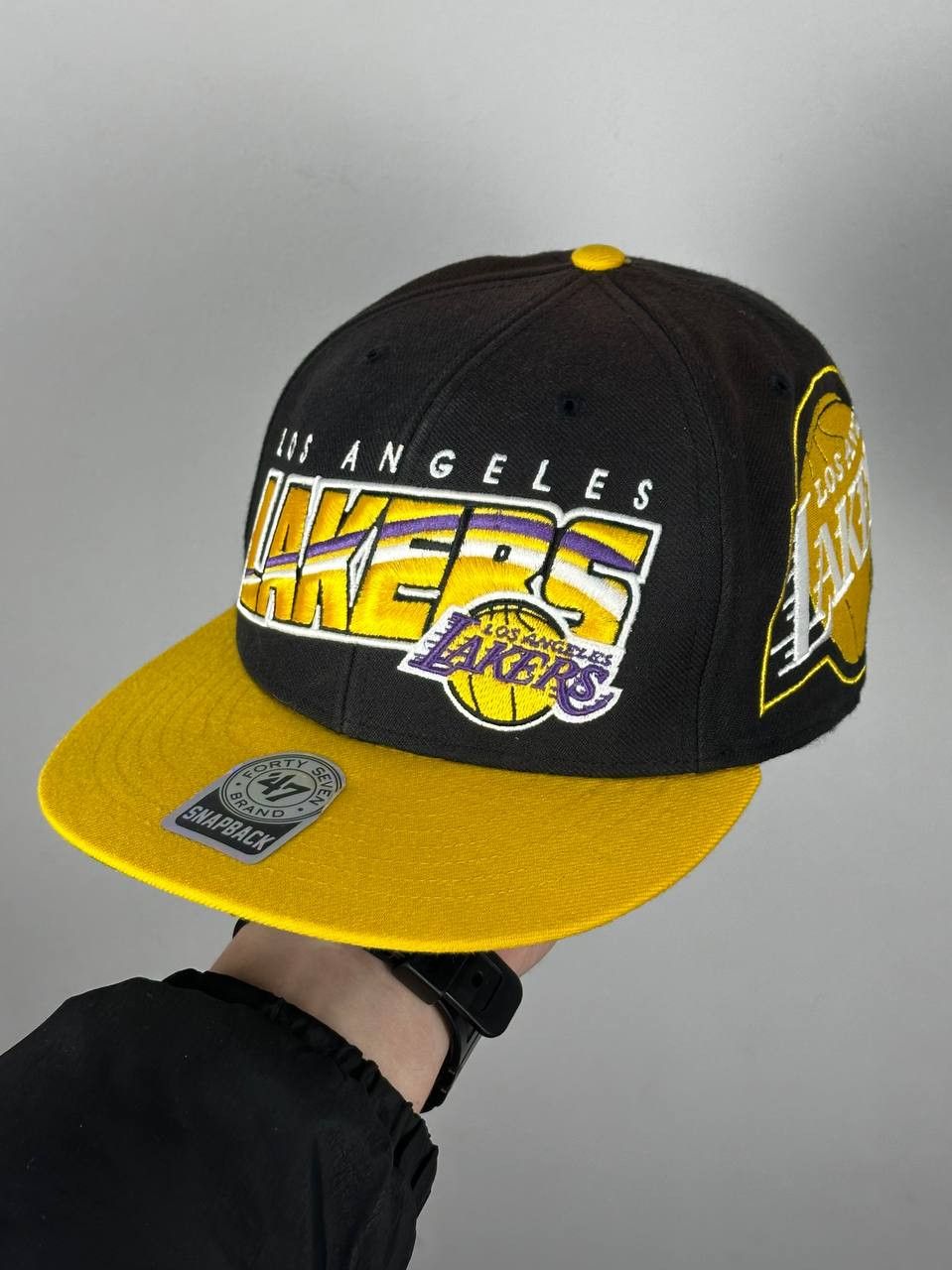 47 Brand 47 Brand Los Angeles Lakers Hardwood Classics Snapbac Size ONE SIZE - 2 Thumbnail