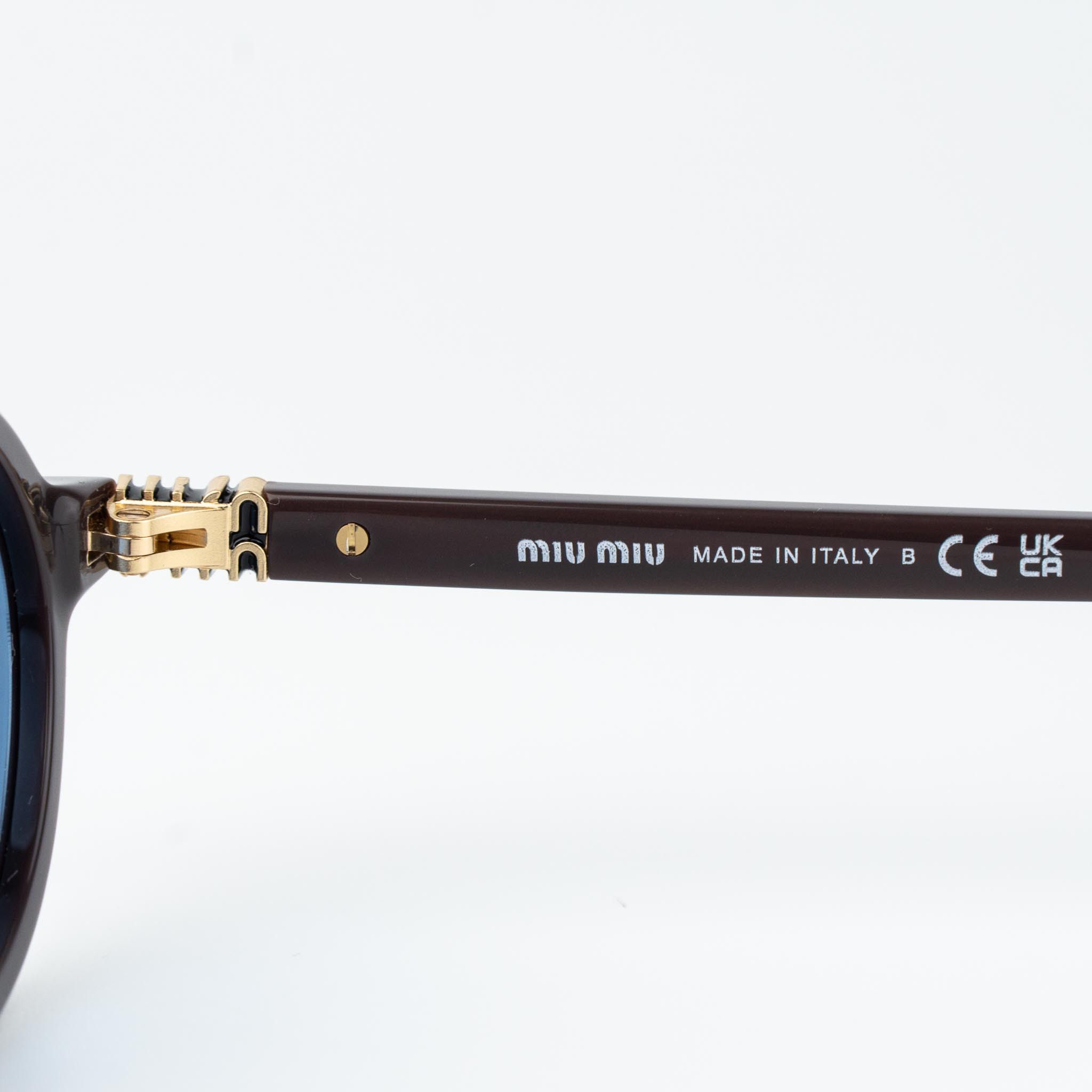 Miu Miu Miu Miu REGARD Women Sunglasses MU04ZS 22C60O NEW AUTHENTIC Size ONE SIZE - 7 Thumbnail