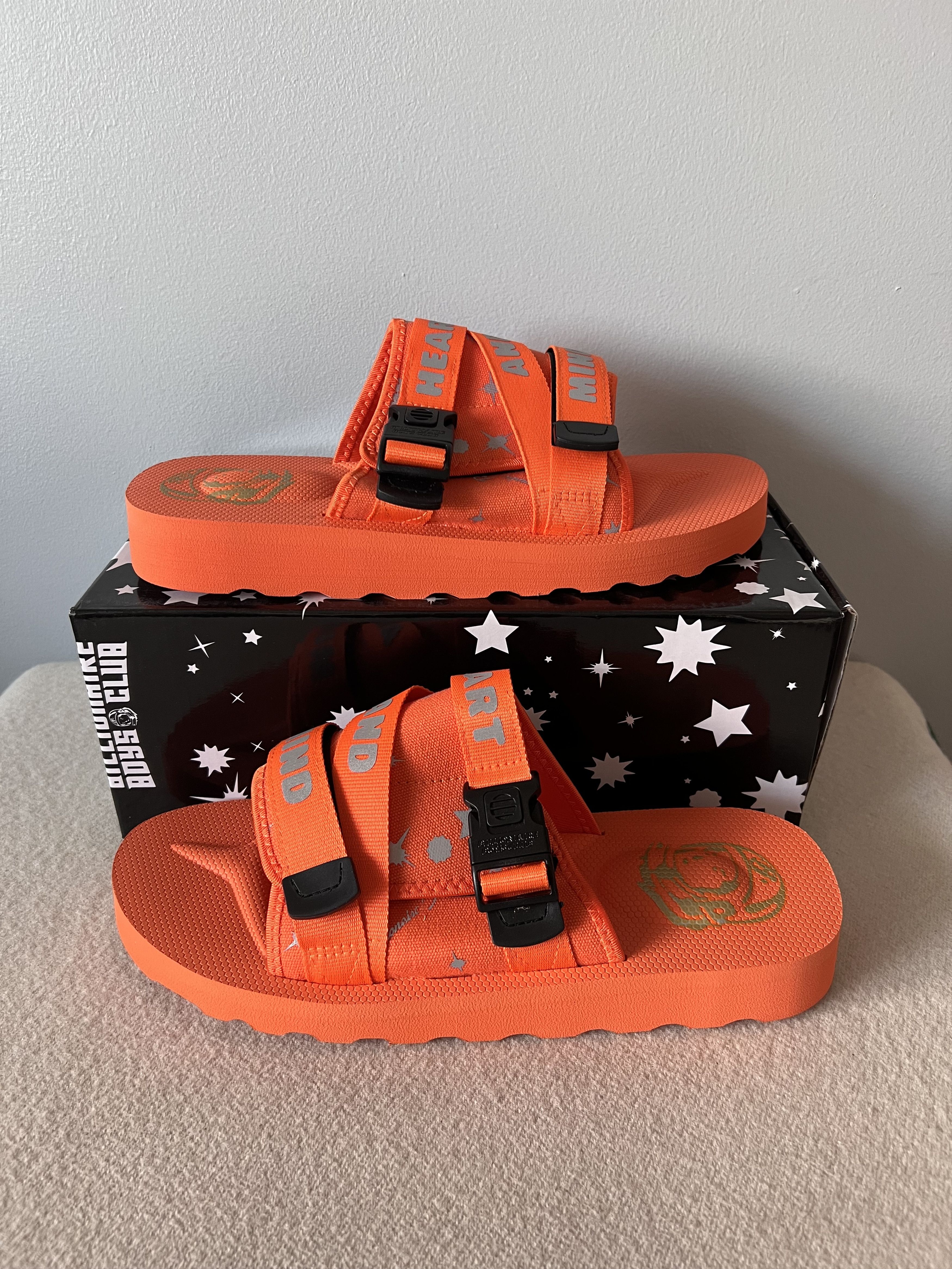 Billionaire Boys Club Billionaire Boys Club BB Spacewalker II Slide in Orange Size US 12 / EU 45 - 2 Thumbnail