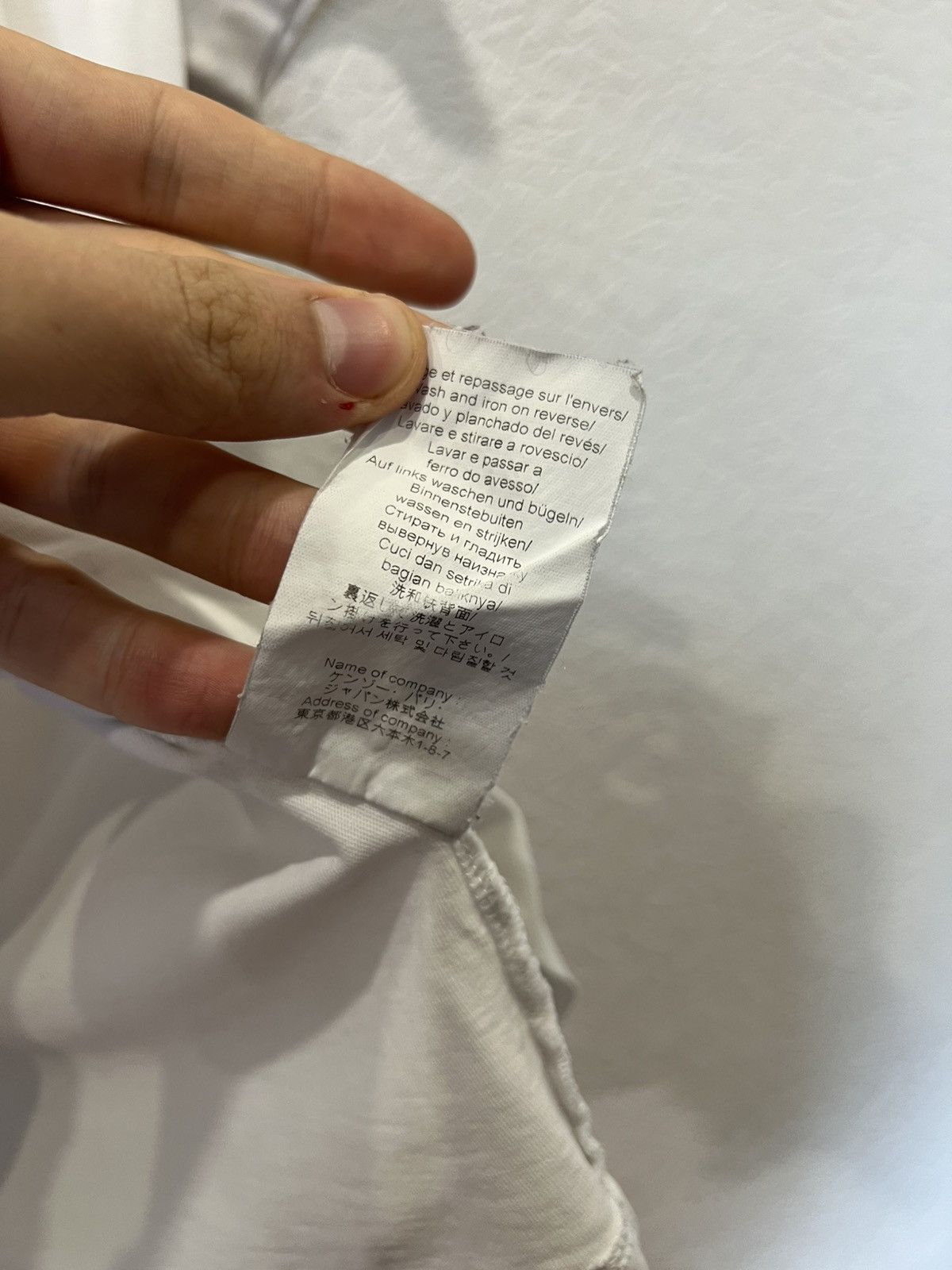 Kenzo Kenzo White Basic T Shirt Tee Size US S / EU 44-46 / 1 - 7 Thumbnail