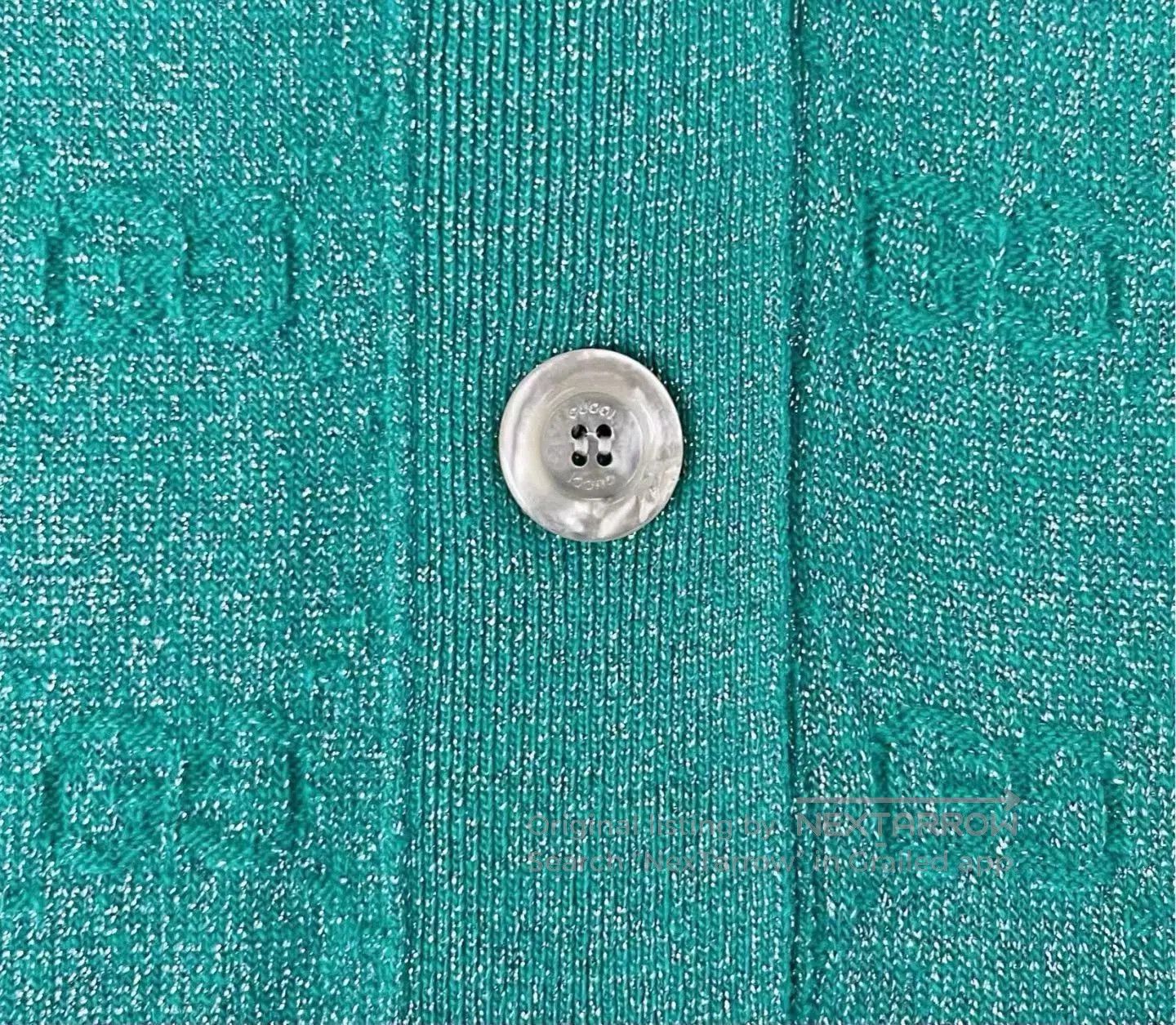 Gucci Gucci Lake Green Double G Knit Cardigan. Size US M / EU 48-50 / 2 - 5 Thumbnail