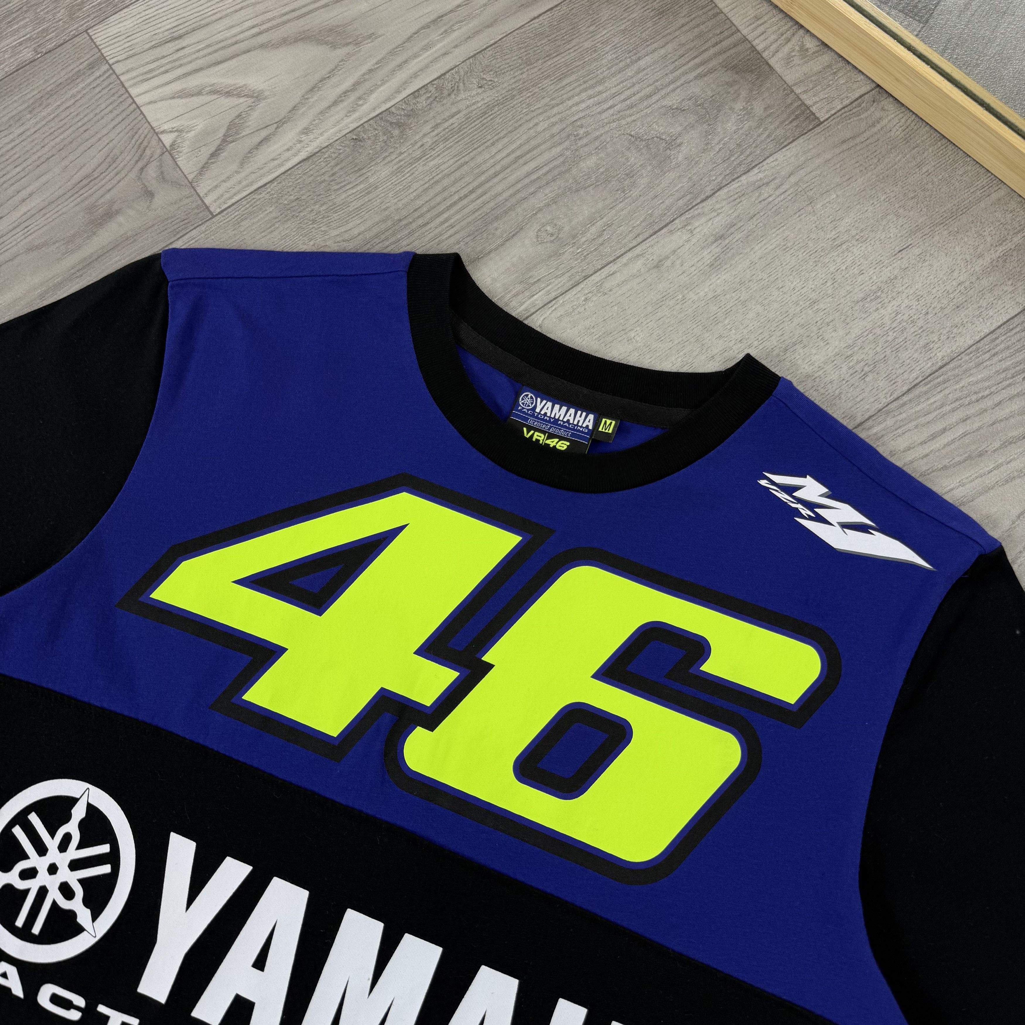 Yamaha Vintage Yamaha Valentino Rossi 46 Racing Graphic Tee Shirt Size US M / EU 48-50 / 2 - 7 Thumbnail