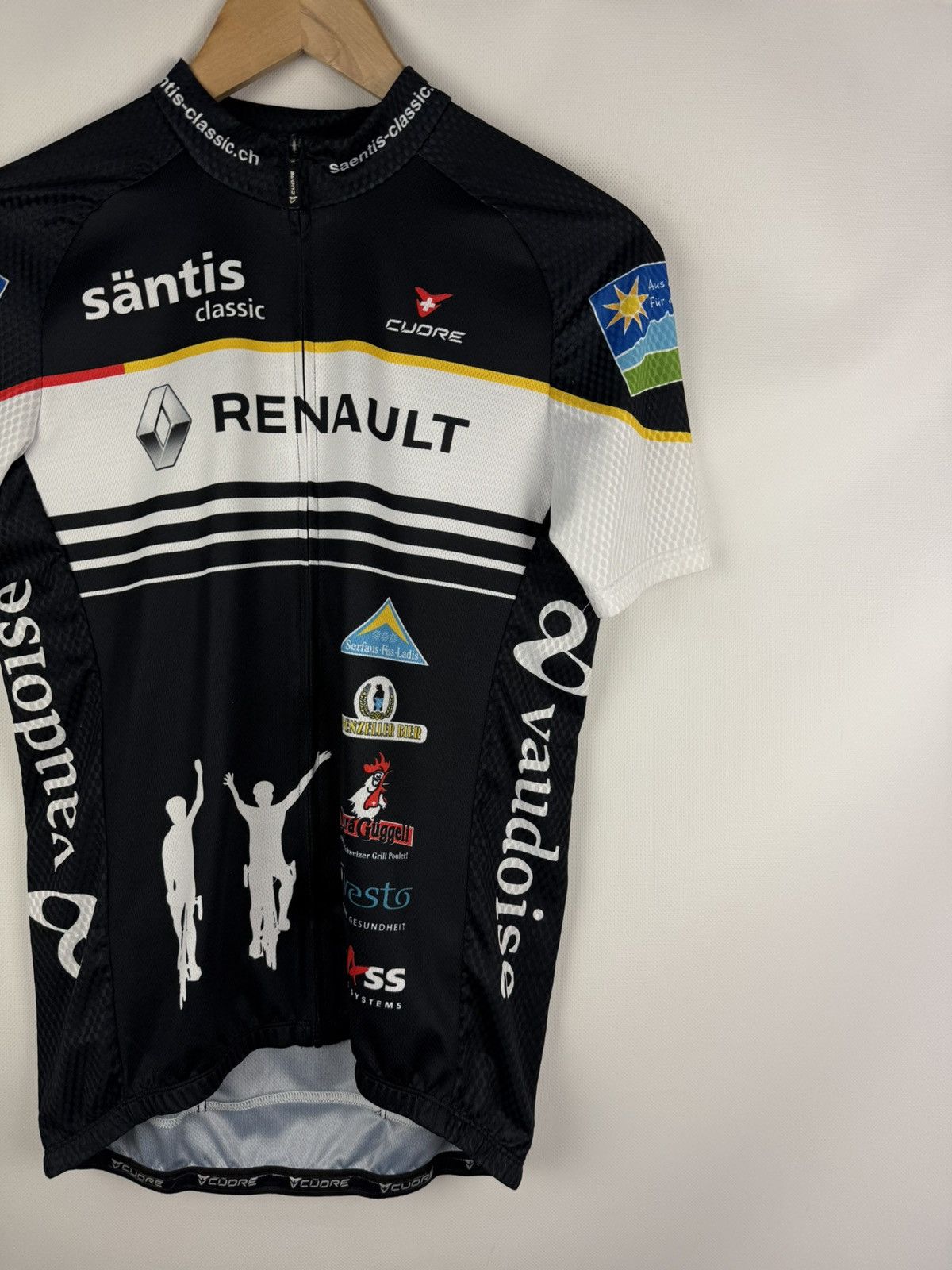 Other Cudre Santis Classic Renault Full Zip Cycling Jersey Shirt Size US M / EU 48-50 / 2 - 3 Thumbnail