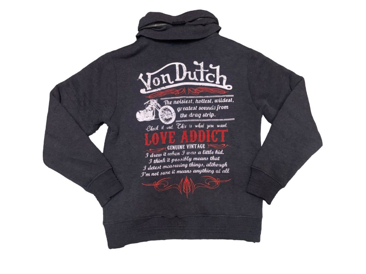 image of Von Dutch Love Addict Nice Backhit in Grey, Men's (Size Medium)
