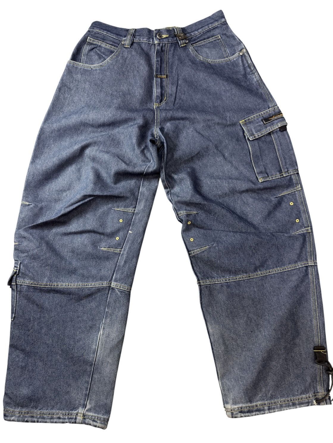 Hypebeast Archive ‼️ Baggy Frerky Soul Massive y2k Heavy Denim Jeans Size US 34 / EU 50 - 2 Thumbnail