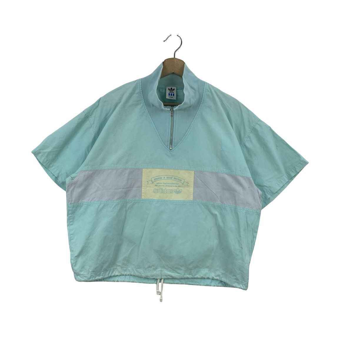 Adidas Vintage ADIDAS ORIGINALS Half Zip Pullover Windbreaker Size US XL / EU 56 / 4 - 3 Thumbnail