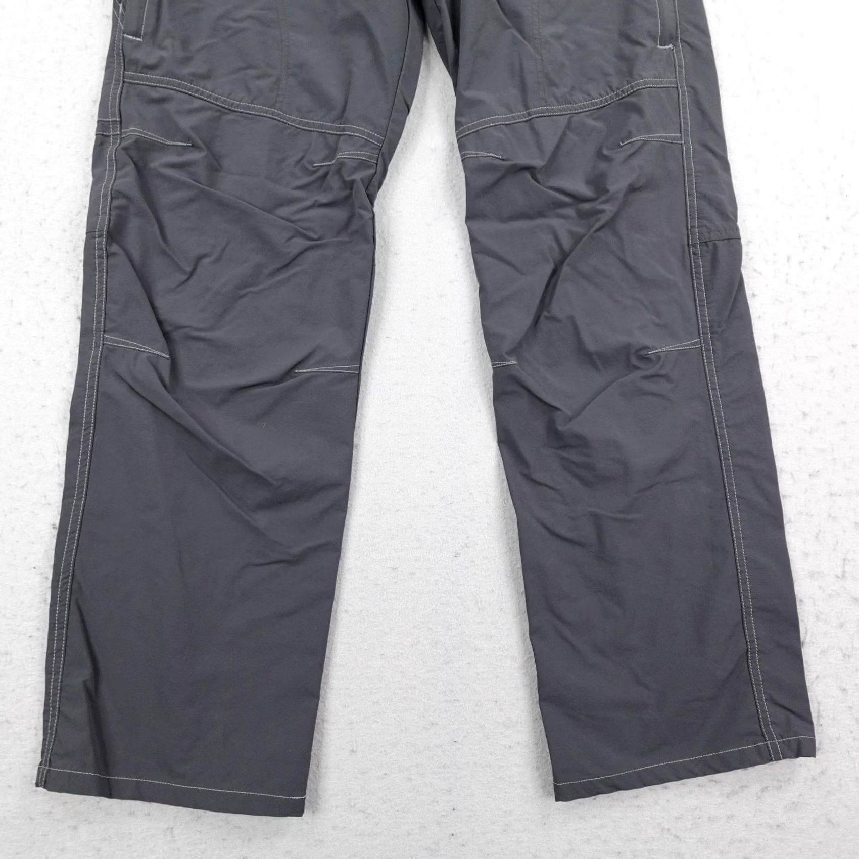 Vintage Kuhl Pants Mens Gray Cargo Loose Fit 34x32 Hiking Trail Outdoor Flex Size US 34 / EU 50 - 3 Thumbnail