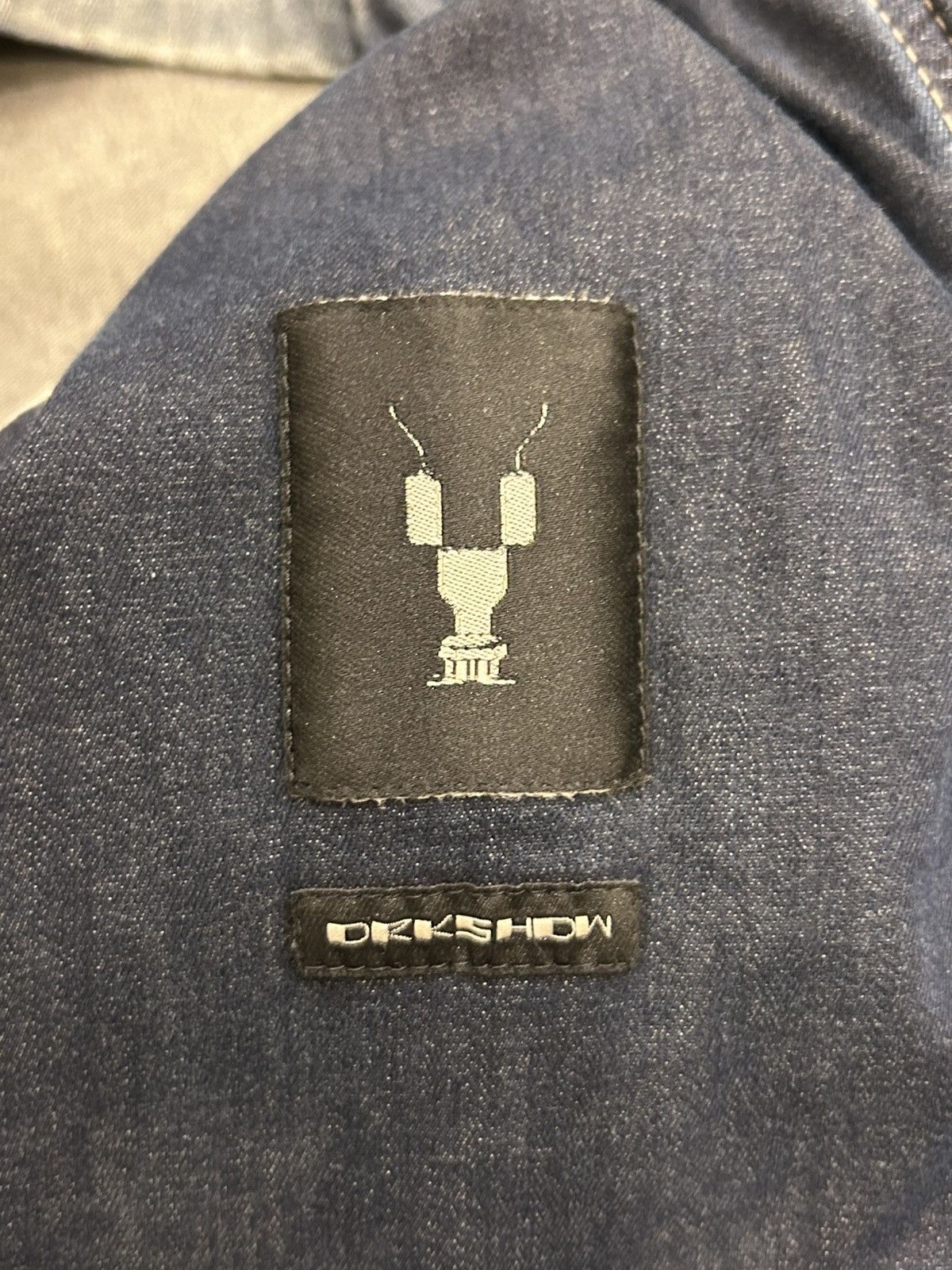Rick Owens Drkshdw Rick Owens Hustler Denim Overshirt Size US M / EU 48-50 / 2 - 6 Thumbnail
