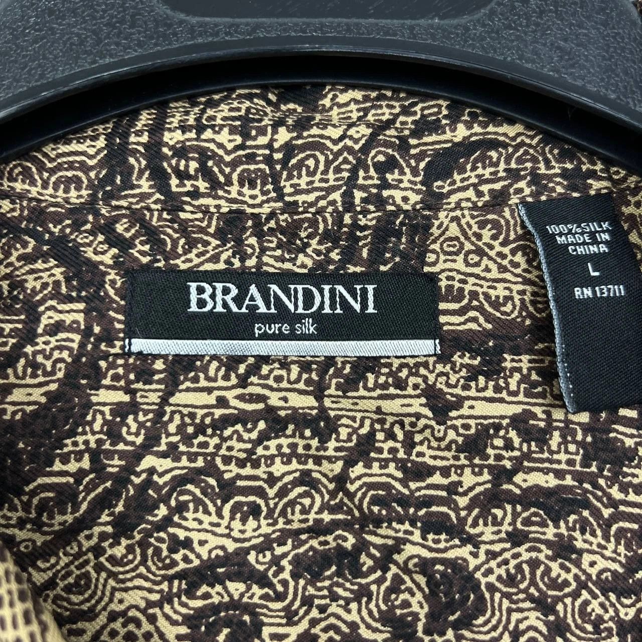 Brandini Brandini Shirt Men Large Paisley Button Up Collared Size US L / EU 52-54 / 3 - 3 Thumbnail