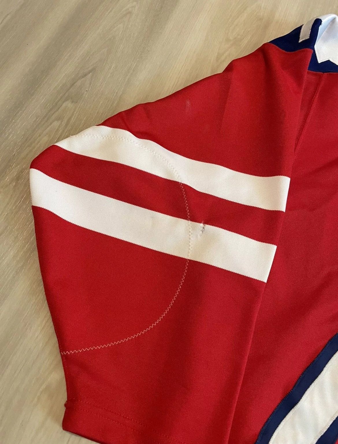 Ccm × NHL × Vintage CCM Team Canada 1996 AHL All-star Hockey Jersey Red 56 Size US XL / EU 56 / 4 - 5 Thumbnail
