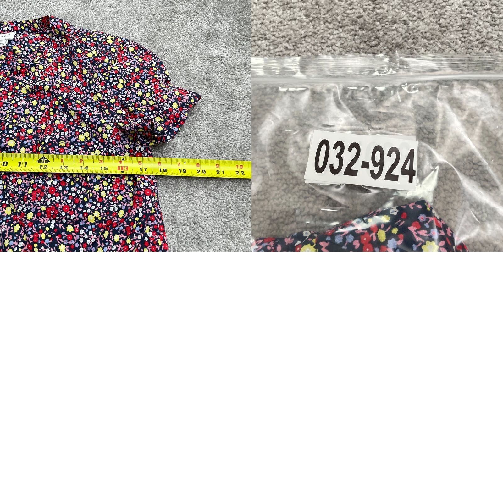 J.Crew J.CREW Blouse Womens XS Multicolor Floral Puff Sleeve Button Down Casual Cotton Top Size XS / US 0-2 / IT 36-38 - 8 Thumbnail